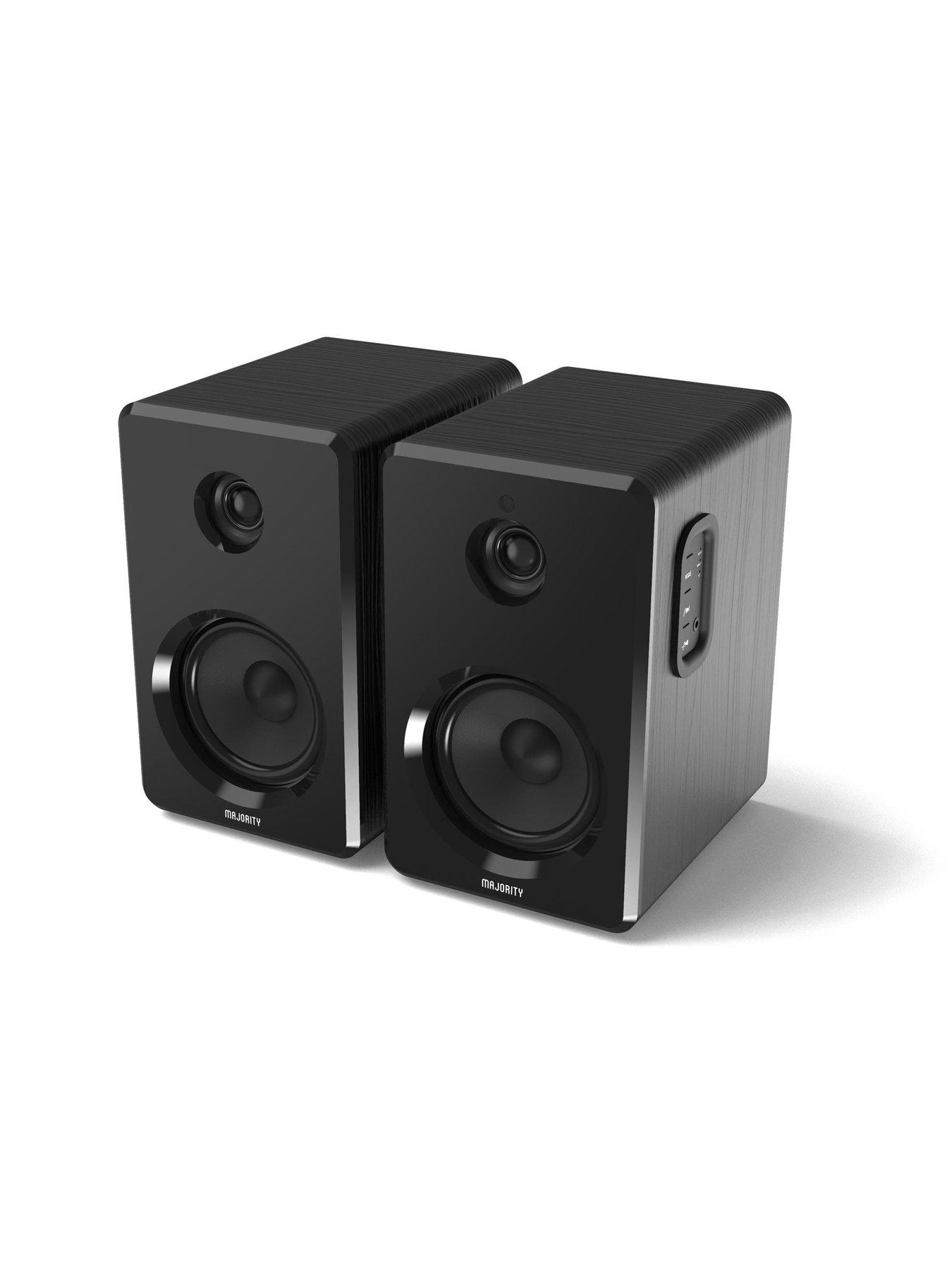 Image 2 of 7 of Majority D40 Bookshelf Speakers - Black