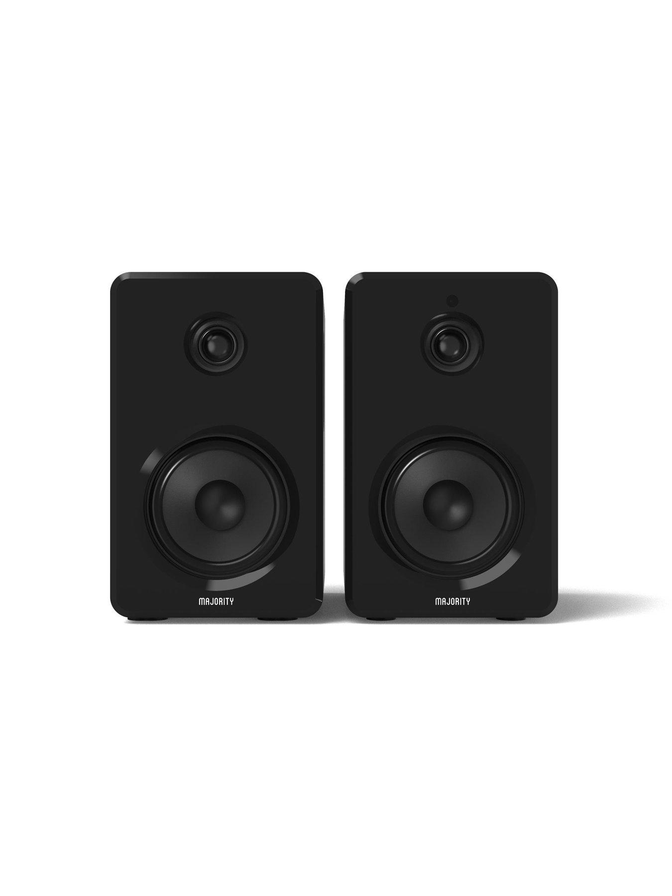 Image 3 of 7 of Majority D40 Bookshelf Speakers - Black
