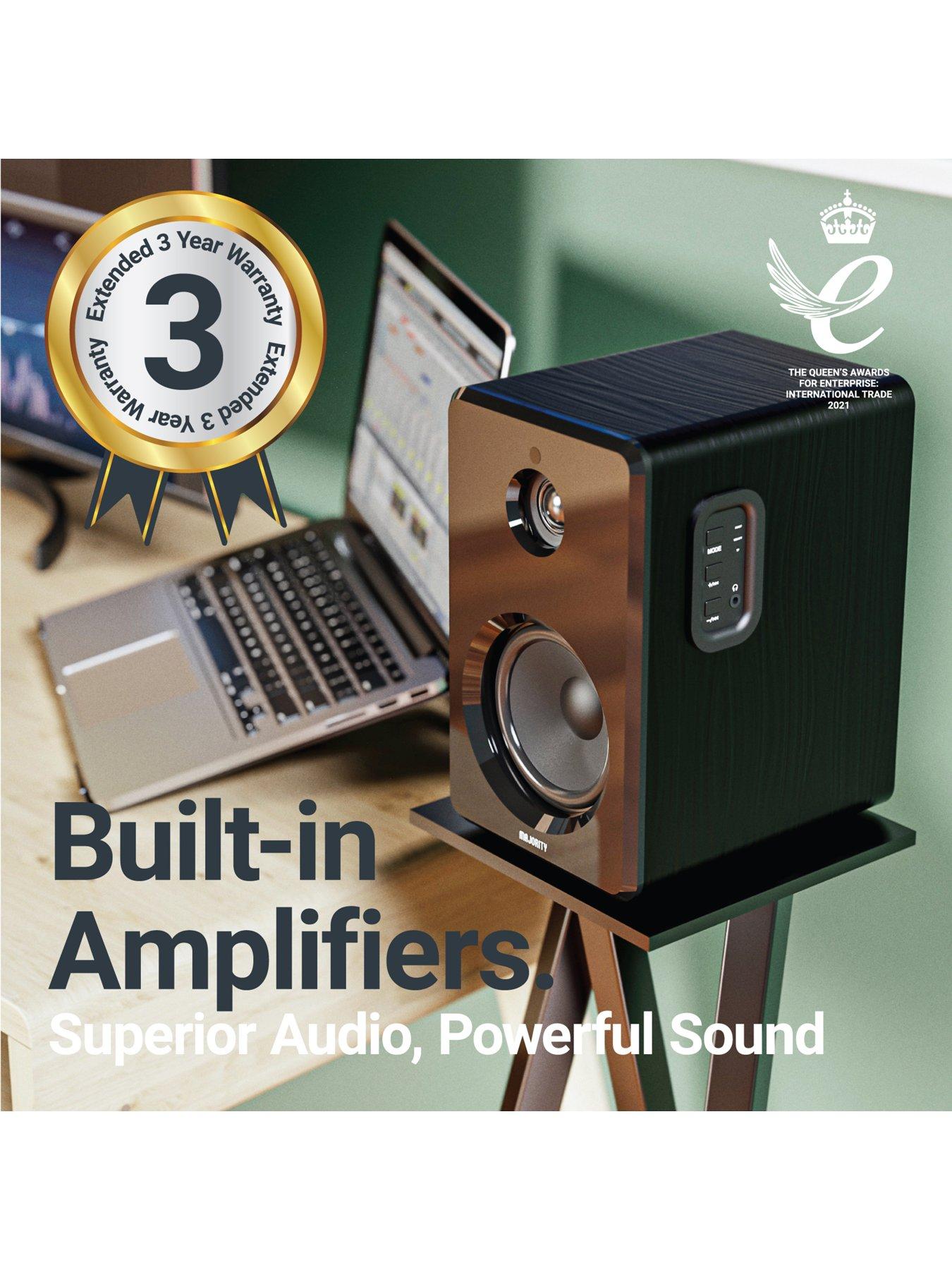 Image 6 of 7 of Majority D40 Bookshelf Speakers - Black