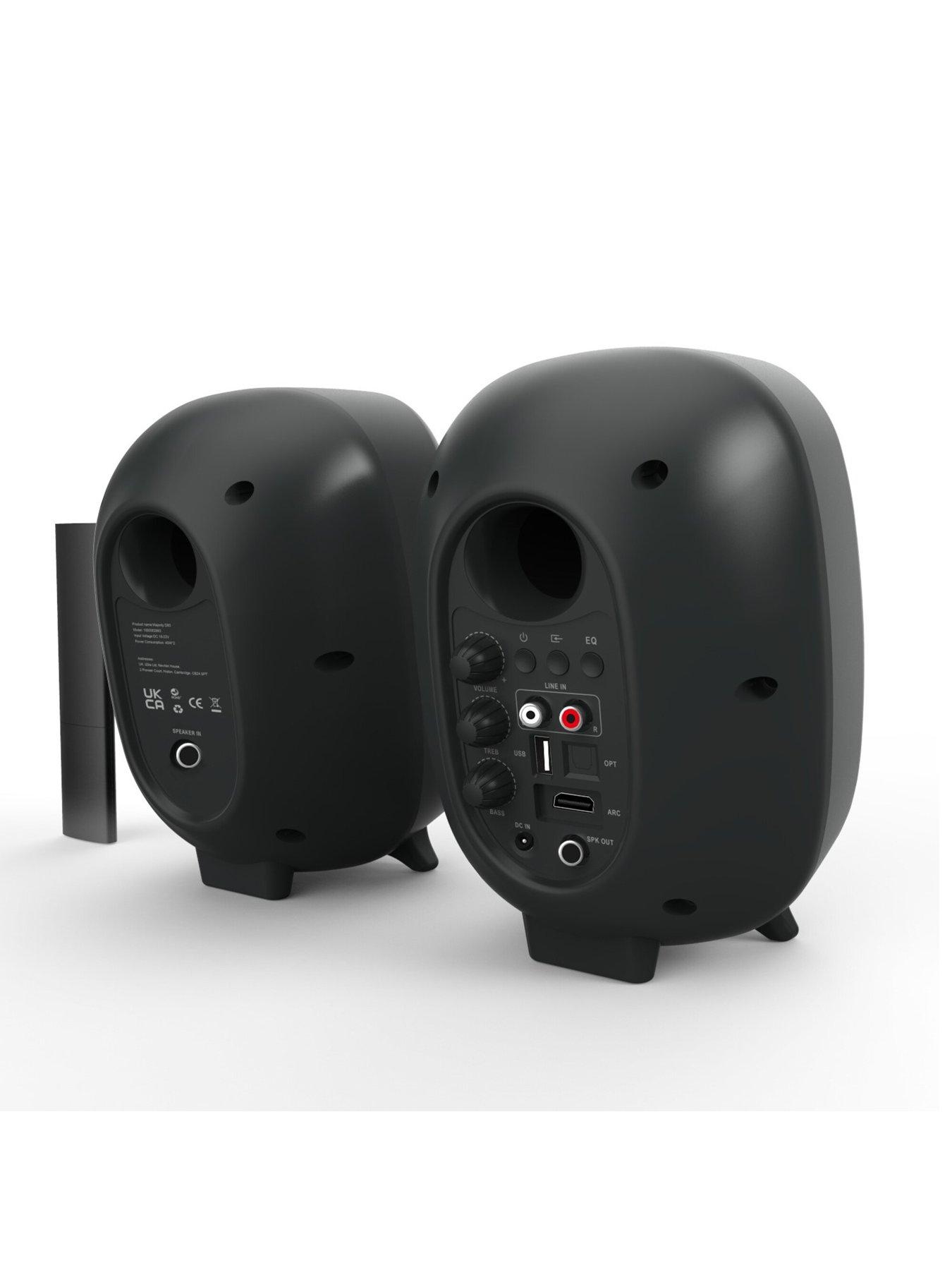 Image 4 of 7 of Majority D80 Bookshelf Speaker 80W - Black
