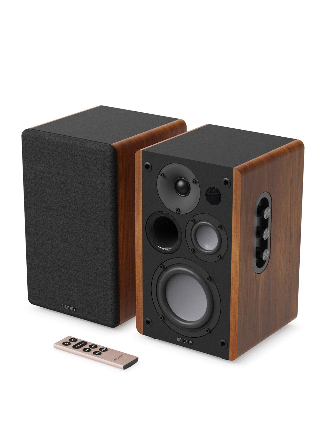 undefined D100 Bookshelf Speaker Uk - Brown/Black