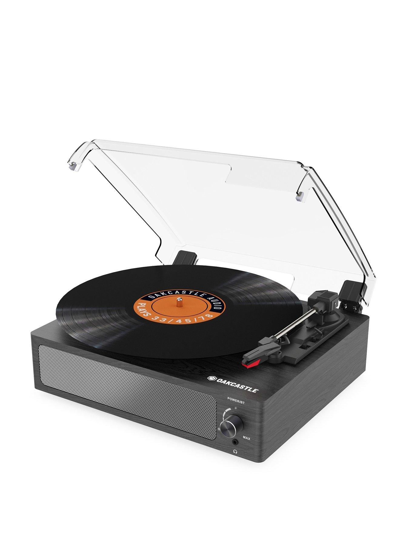 Oakcastle TT100 Record Player - Black