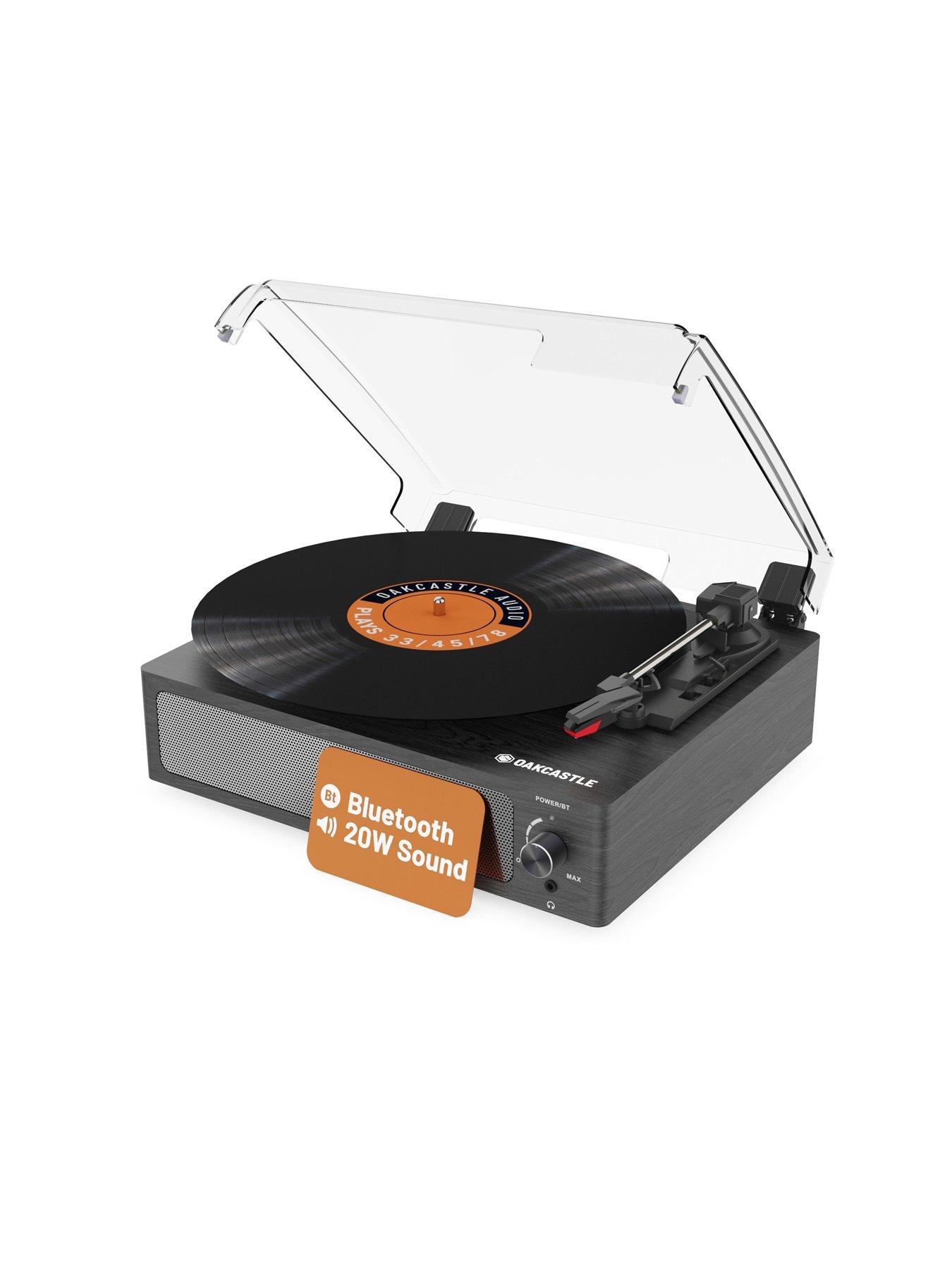 Image 3 of 7 of Oakcastle TT100 Record Player - Black