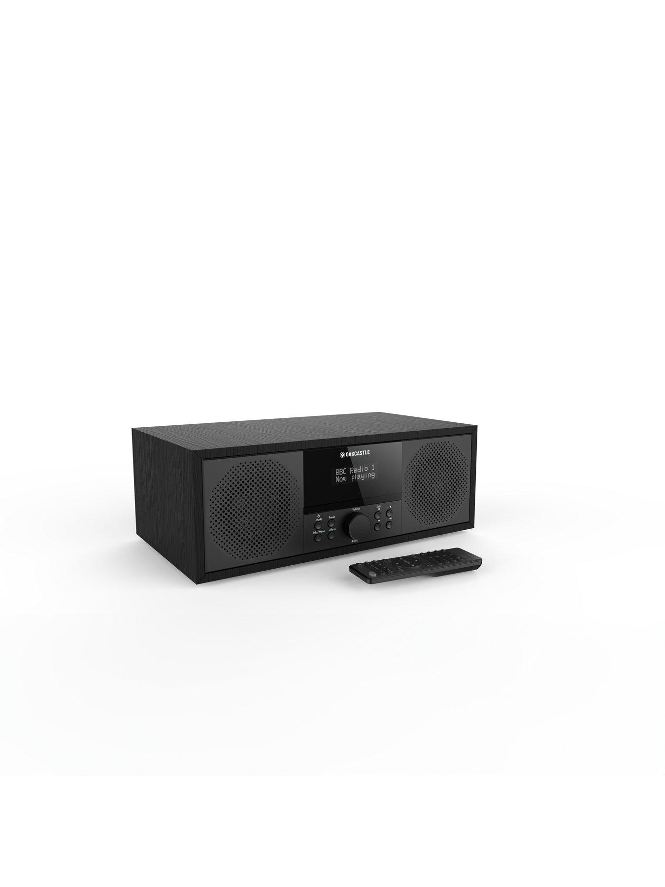  image of oakcastle-dab500-music-system-black