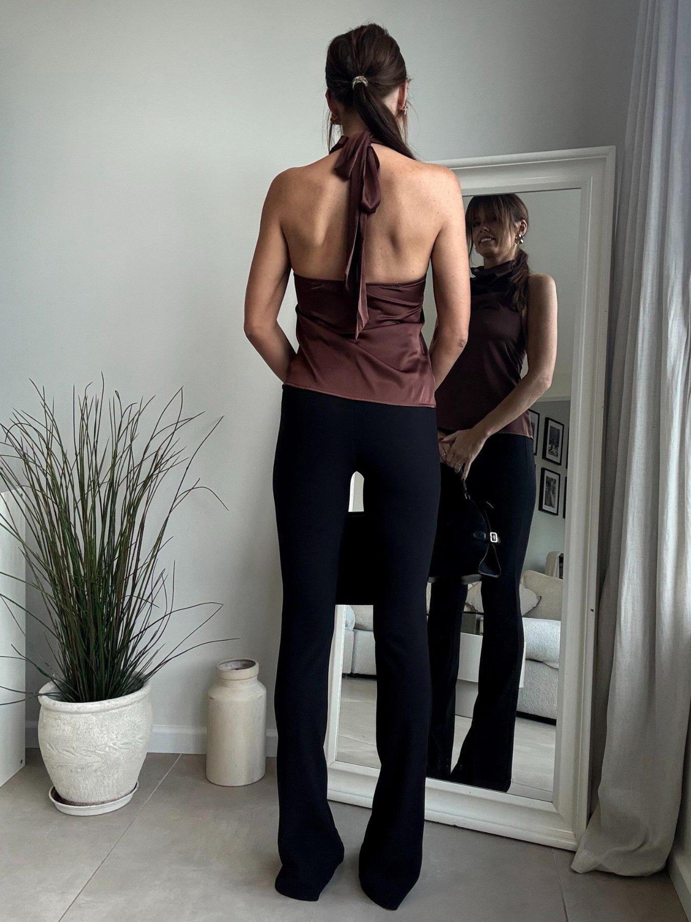 Image 3 of 4 of Style Cheat Satin Drape Top