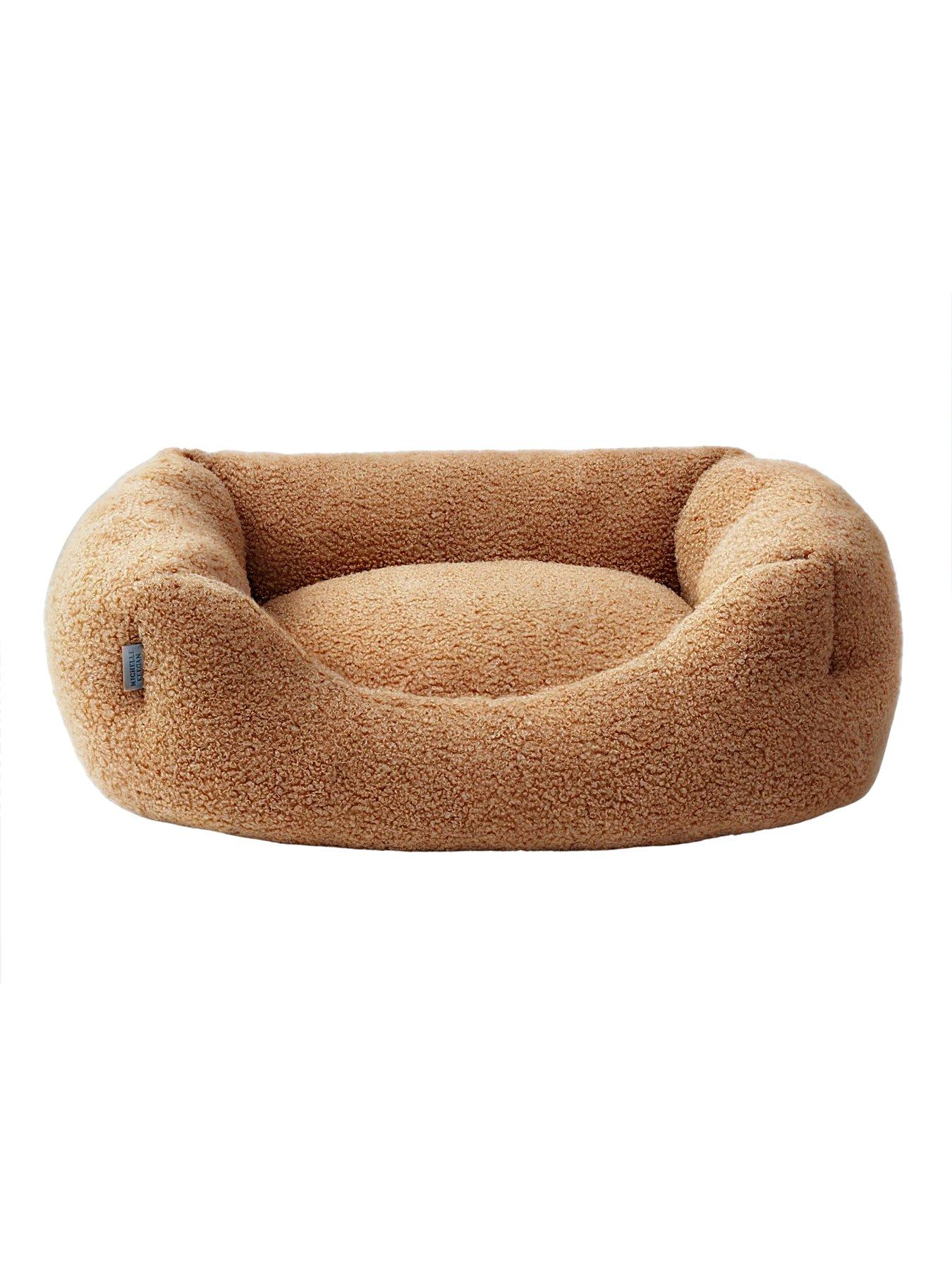 Image 2 of 4 of Michelle Keegan Teddy Boucle Pet Box Bed -Taupe