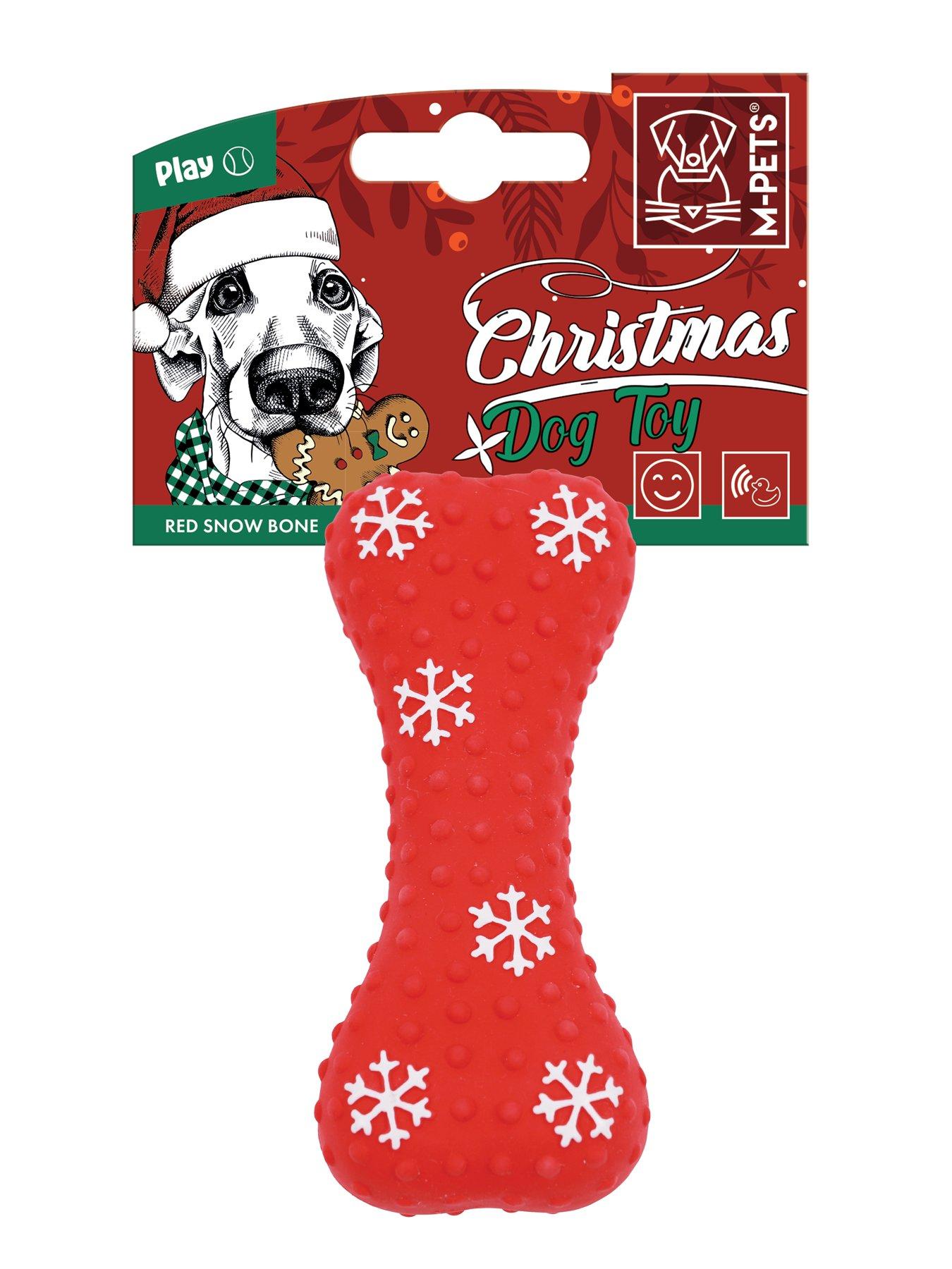  image of m-pets-2-pack-doggy-shaped-stocking-amp-dog-toy-bone