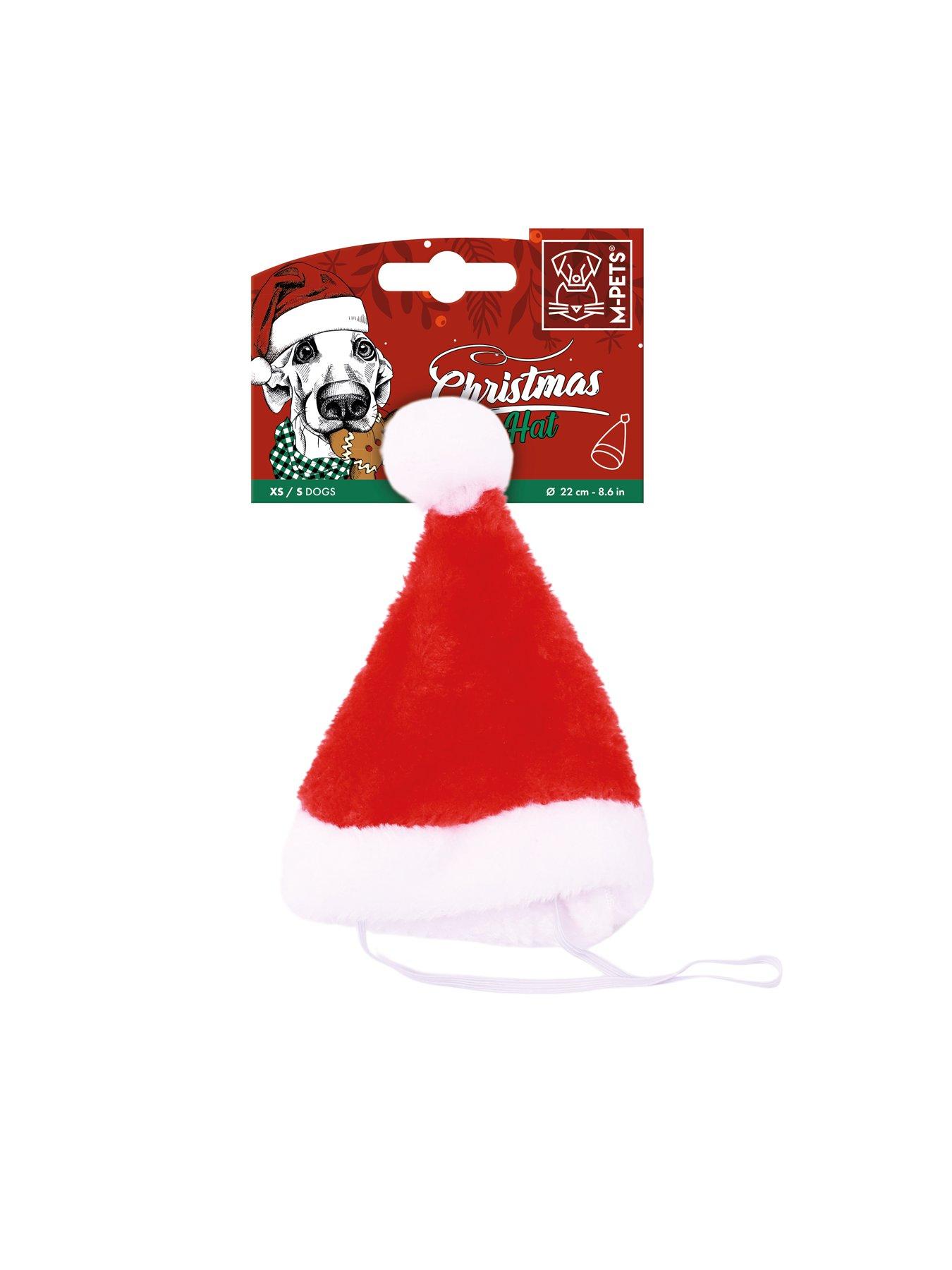  image of m-pets-3-pack-snowman-squeaky-dog-toy-dog-plush-toy-amp-dog-santa-hat