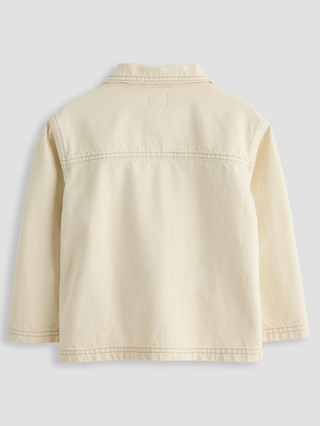 Image 2 of 4 of The Very Collection Boys Button Up Jacket - White