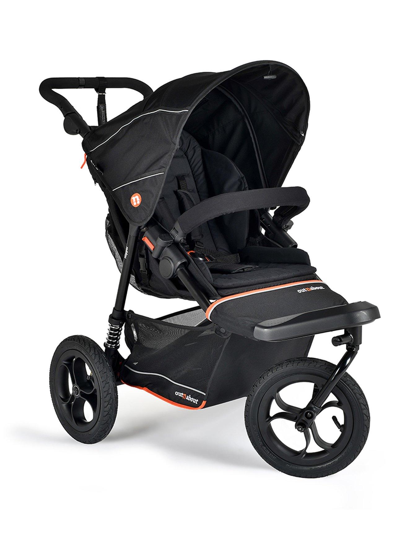 Out n About Nipper Single V6 Pushchair - Summit Black