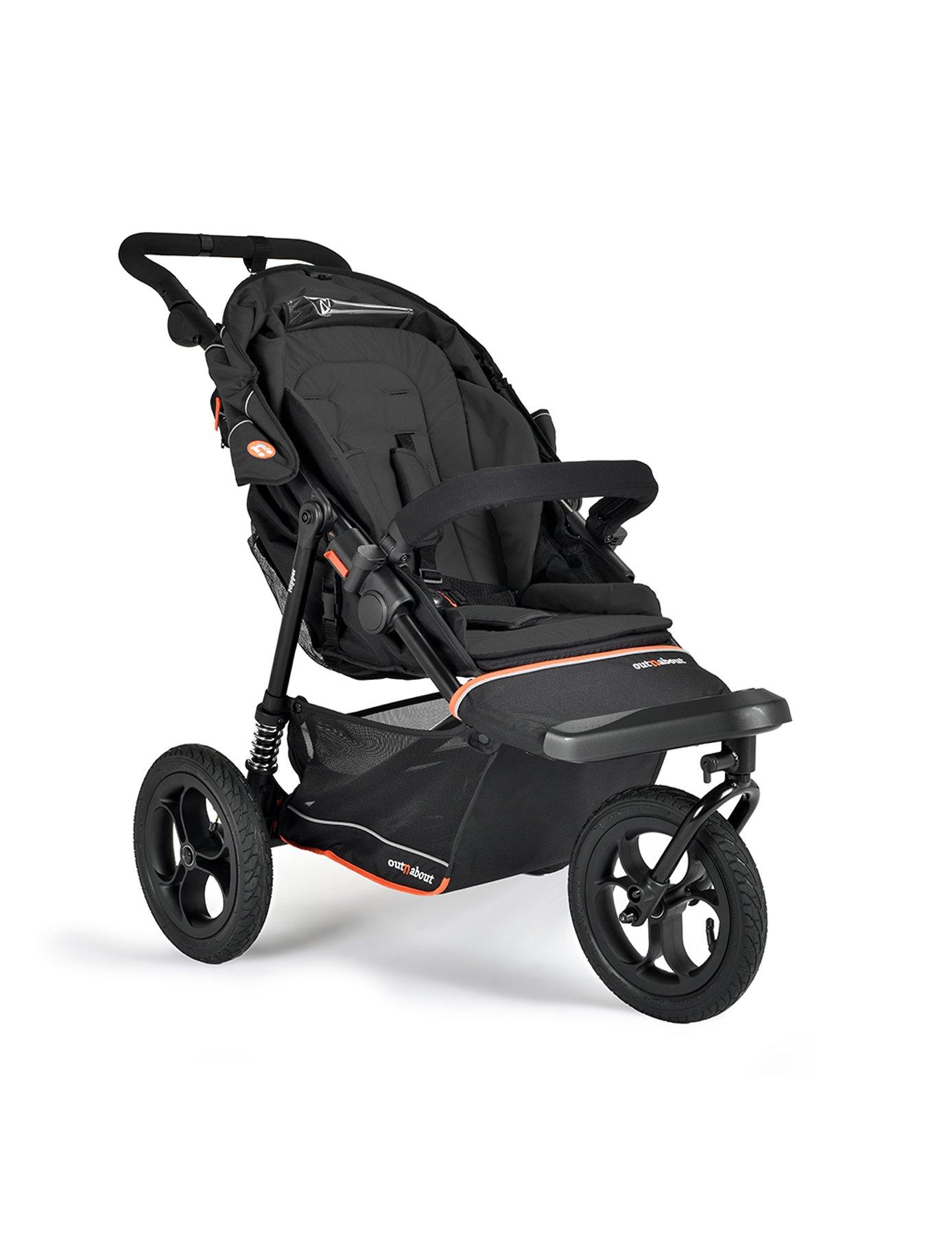 Image 2 of 5 of Out n About Nipper Single V6 Pushchair - Summit Black