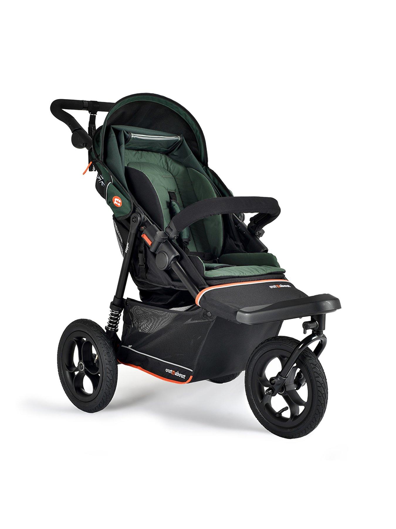 Image 2 of 6 of Out n About Nipper Single V6 Pushchair - Sycamore Green