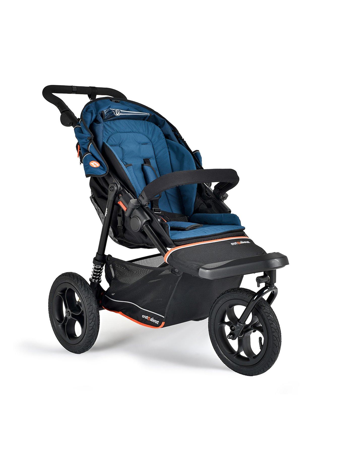 Image 2 of 5 of Out n About Nipper Single V6 Pushchair - Highland Blue