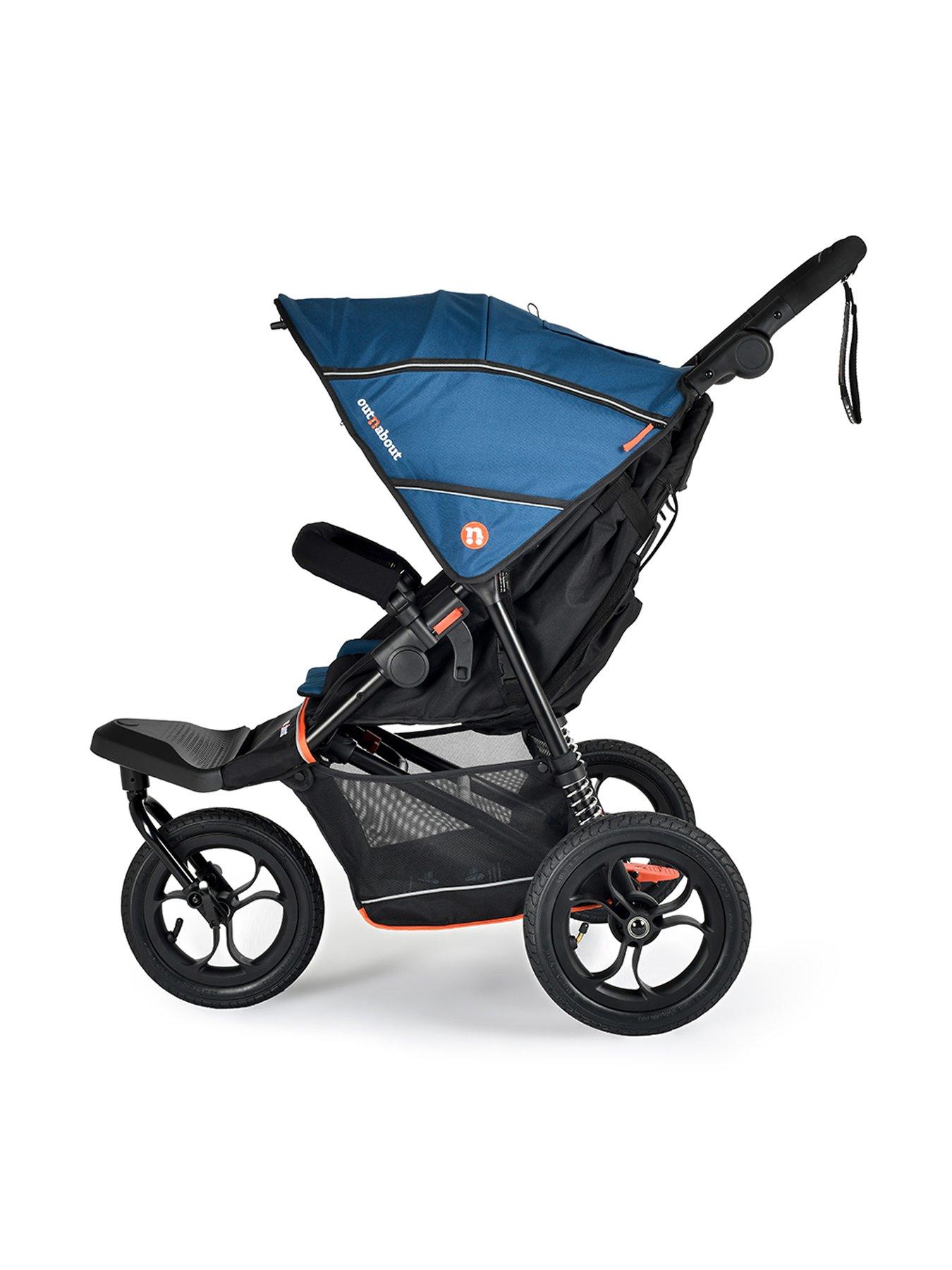 Image 4 of 5 of Out n About Nipper Single V6 Pushchair - Highland Blue