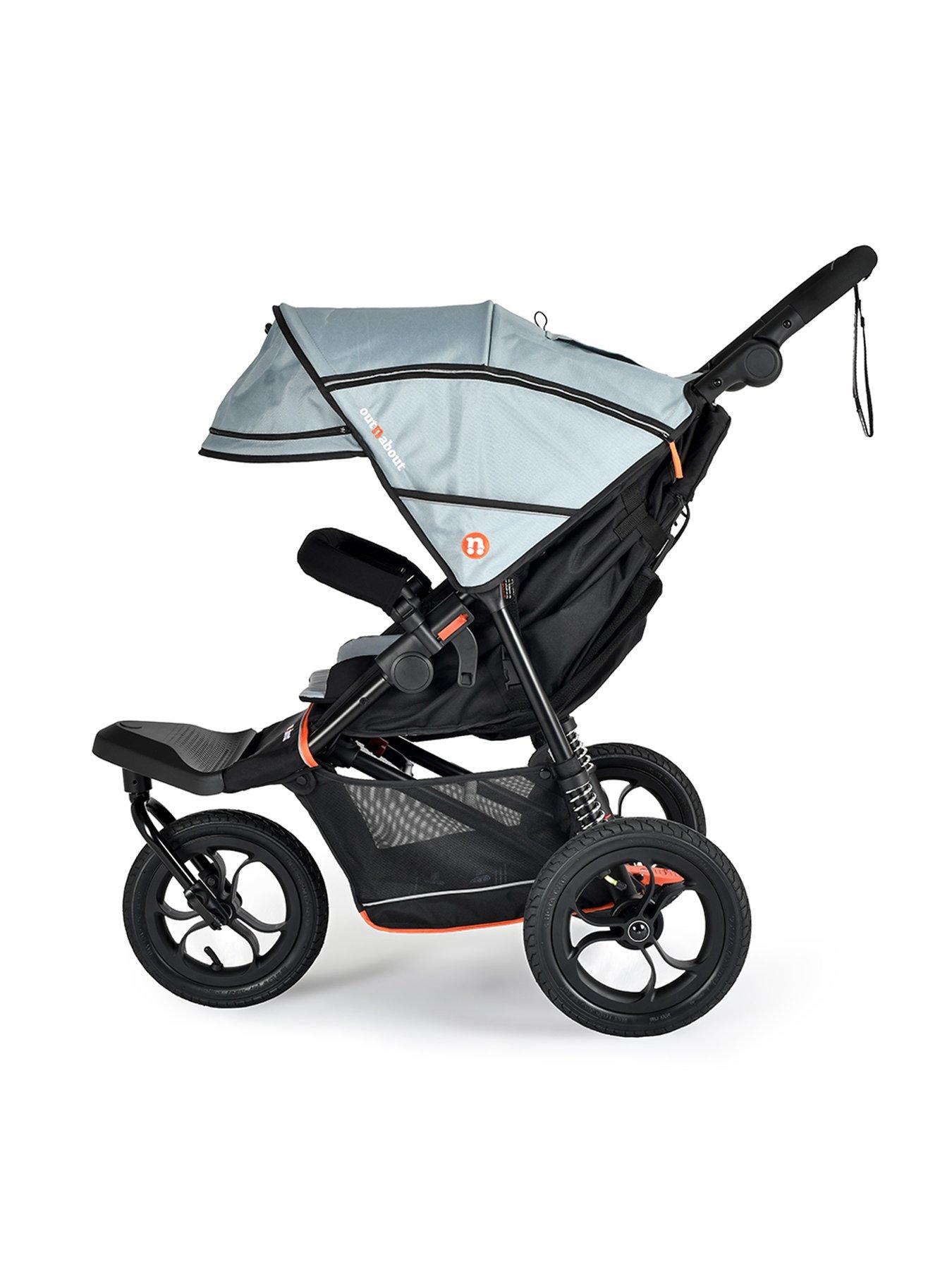 Image 5 of 5 of Out n About Nipper Single V6 Pushchair - Rock Salt Grey