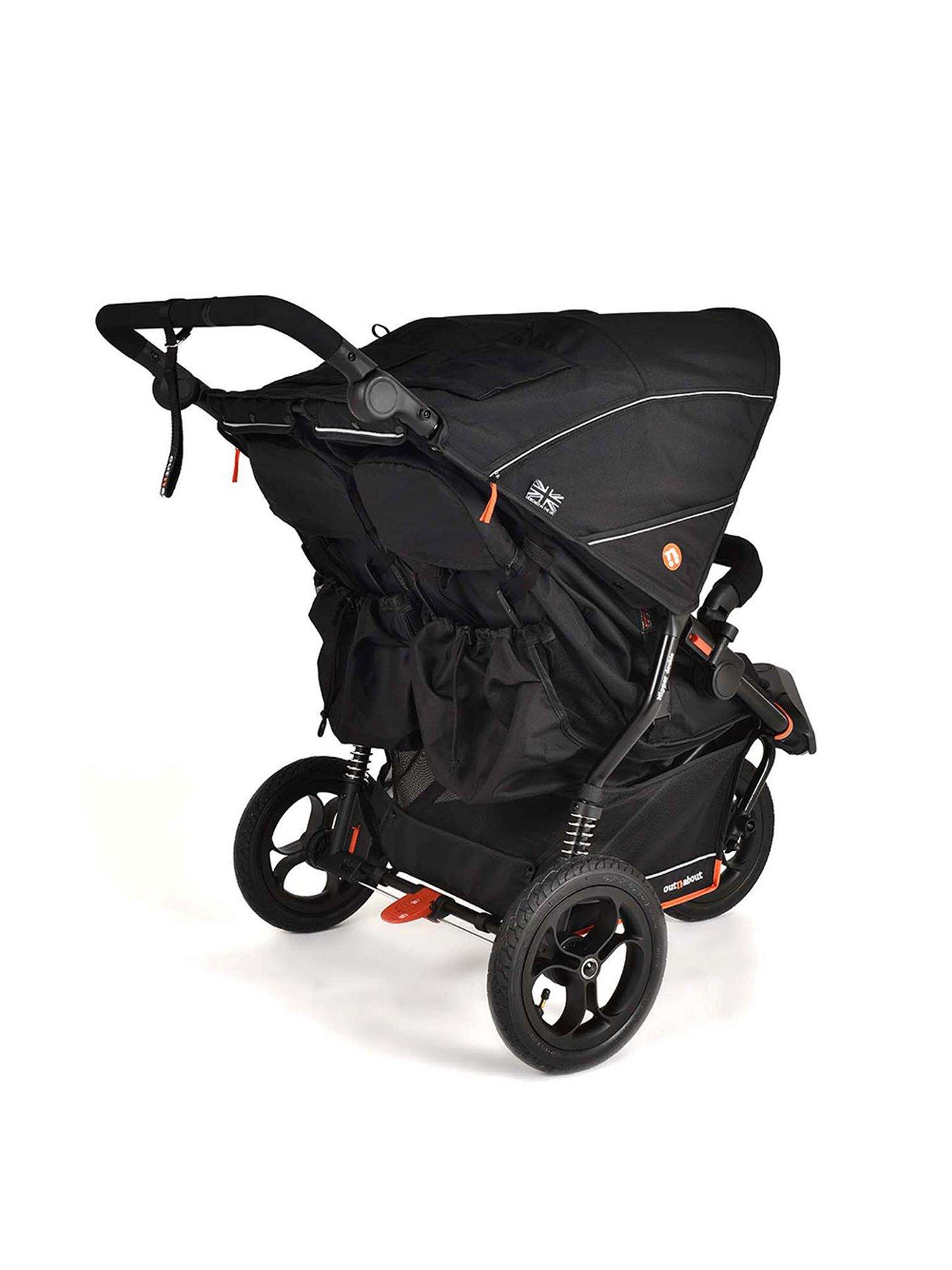 Image 2 of 6 of Out n About Nipper Double V6 Pushchair - Summit Black