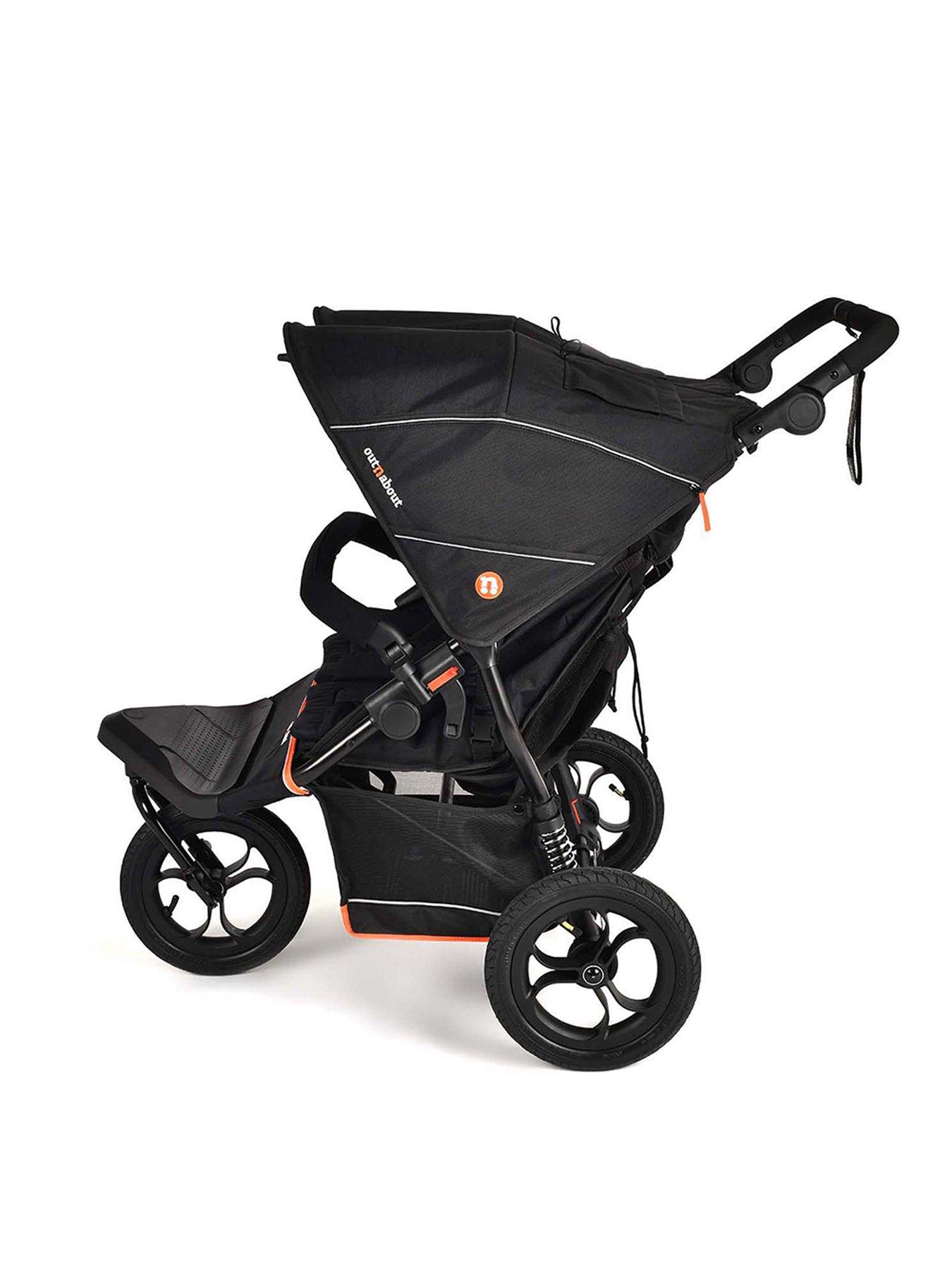 Image 3 of 6 of Out n About Nipper Double V6 Pushchair - Summit Black
