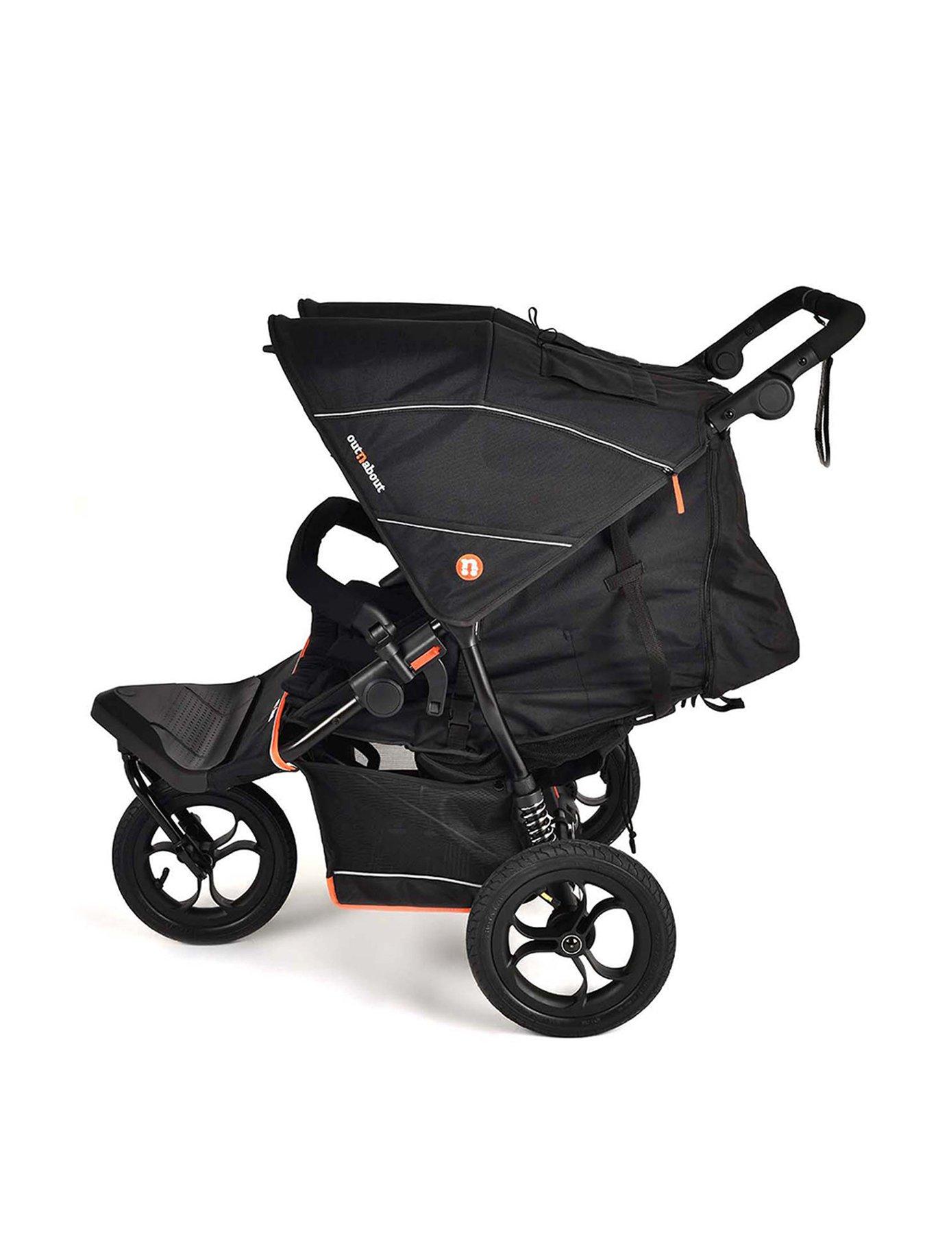 Image 4 of 6 of Out n About Nipper Double V6 Pushchair - Summit Black