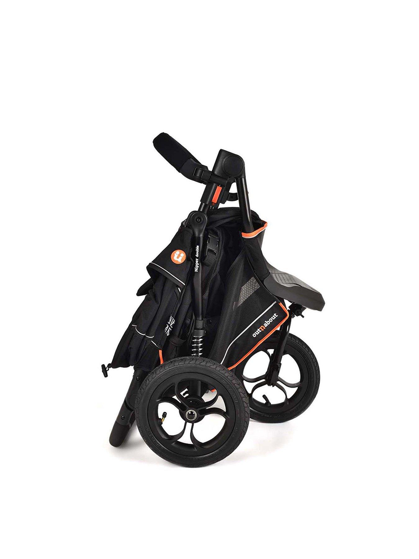 Image 5 of 6 of Out n About Nipper Double V6 Pushchair - Summit Black