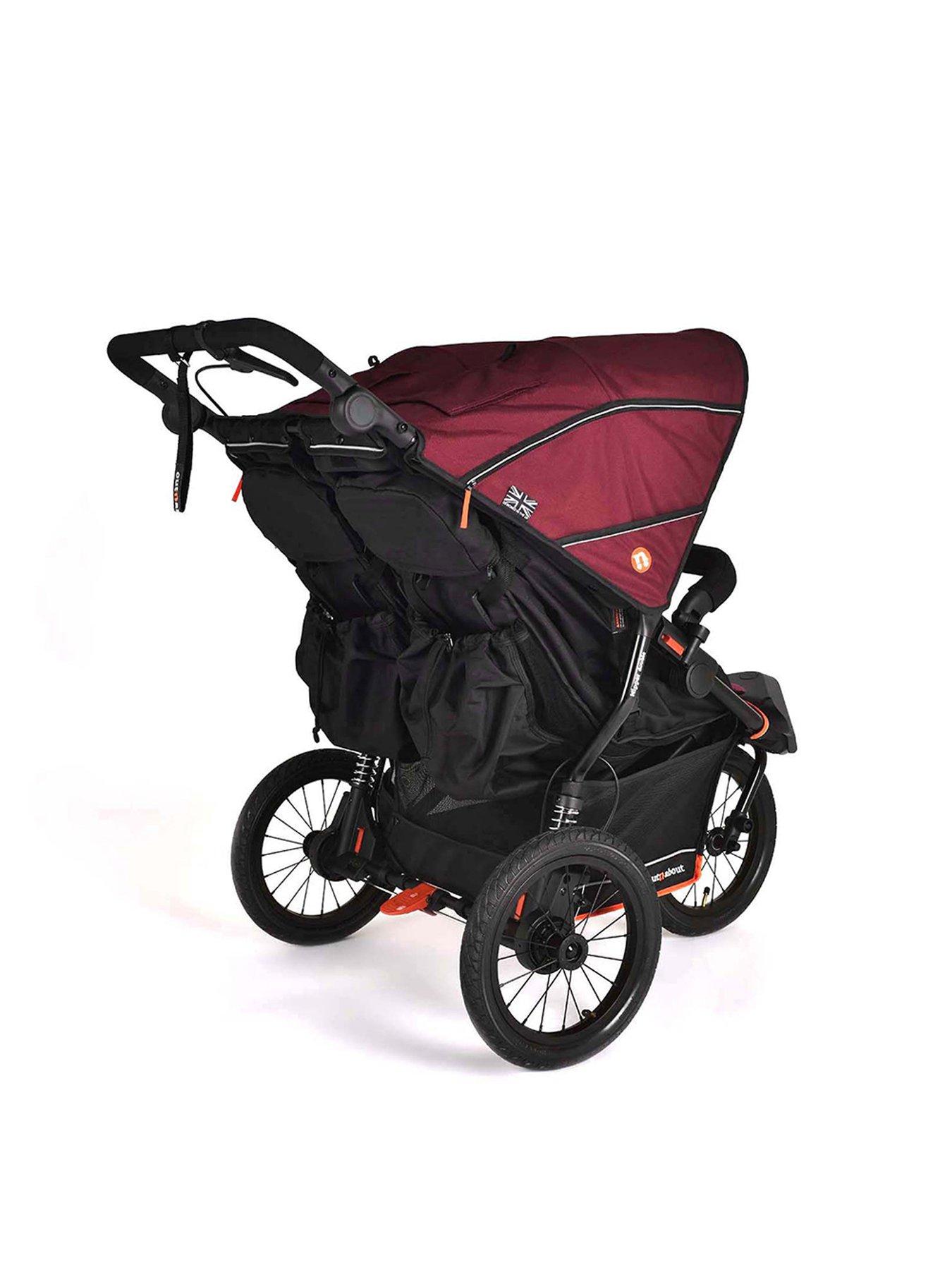 Image 2 of 5 of Out n About Nipper Double V6 Pushchair - Bramble Berry