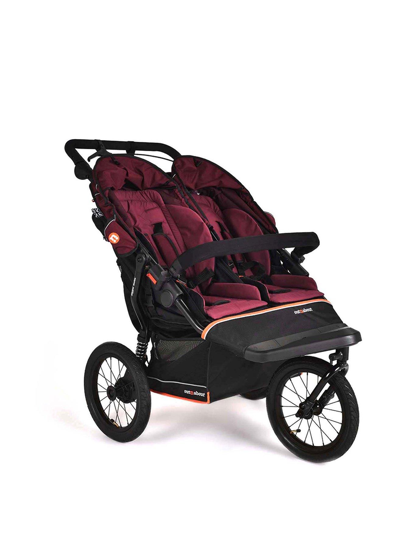Image 3 of 5 of Out n About Nipper Double V6 Pushchair - Bramble Berry