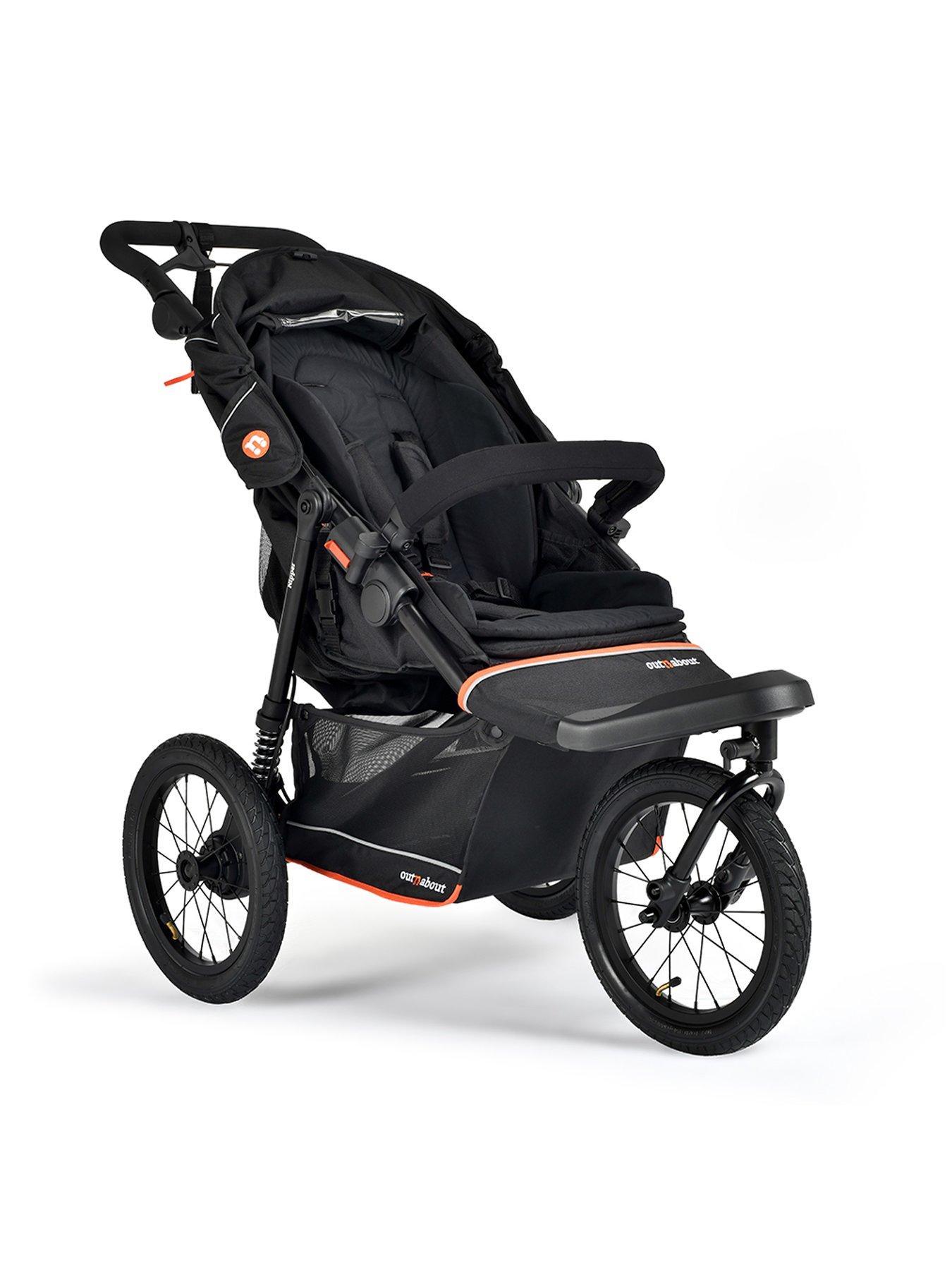 Image 2 of 5 of Out n About Nipper + V6 Pushchair - Summit Black
