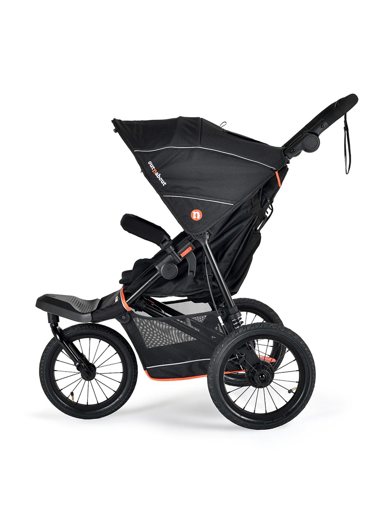Image 4 of 5 of Out n About Nipper + V6 Pushchair - Summit Black