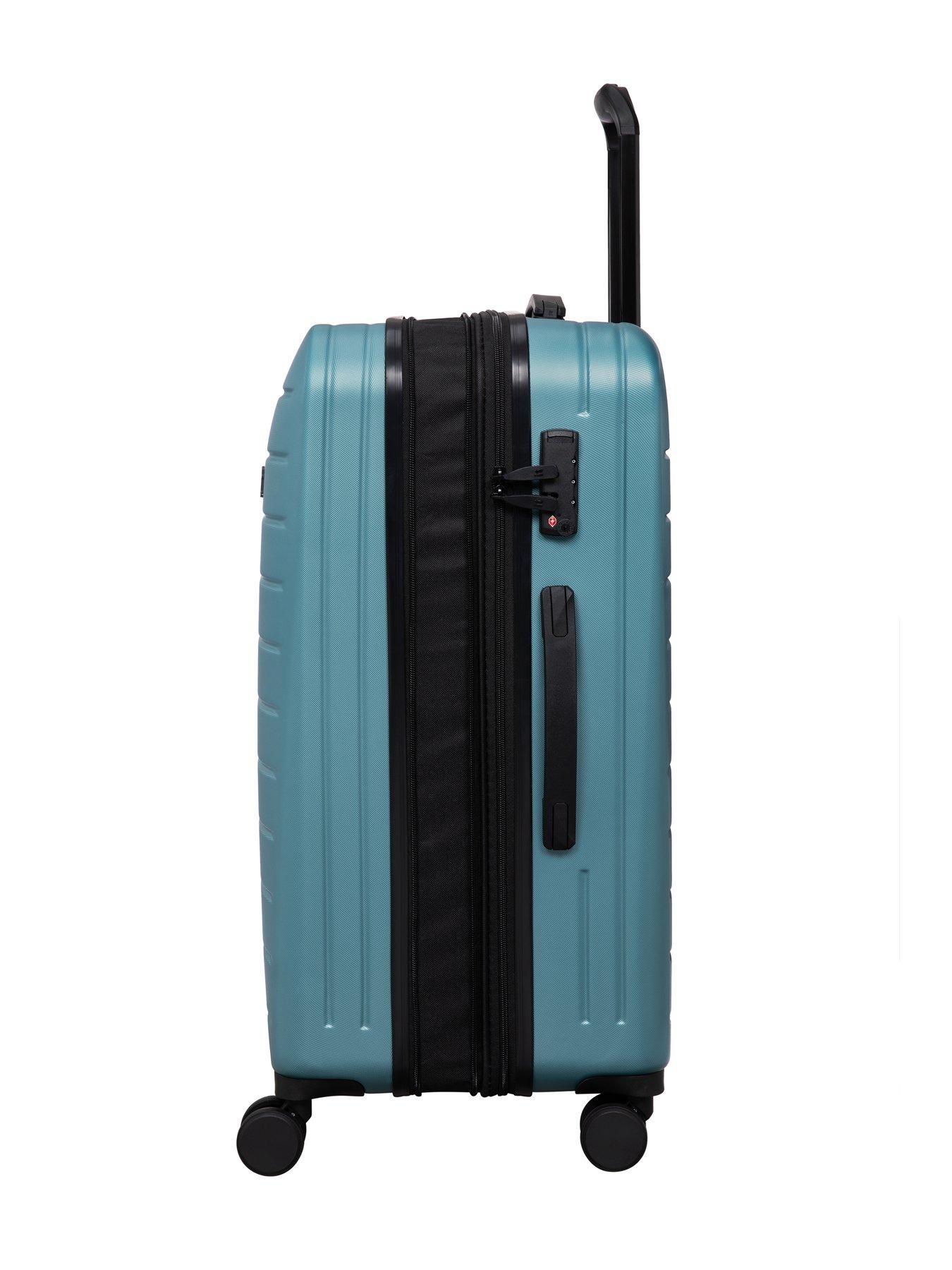 Image 4 of 7 of it Luggage Legion Smoke Blue Medium Suitcase