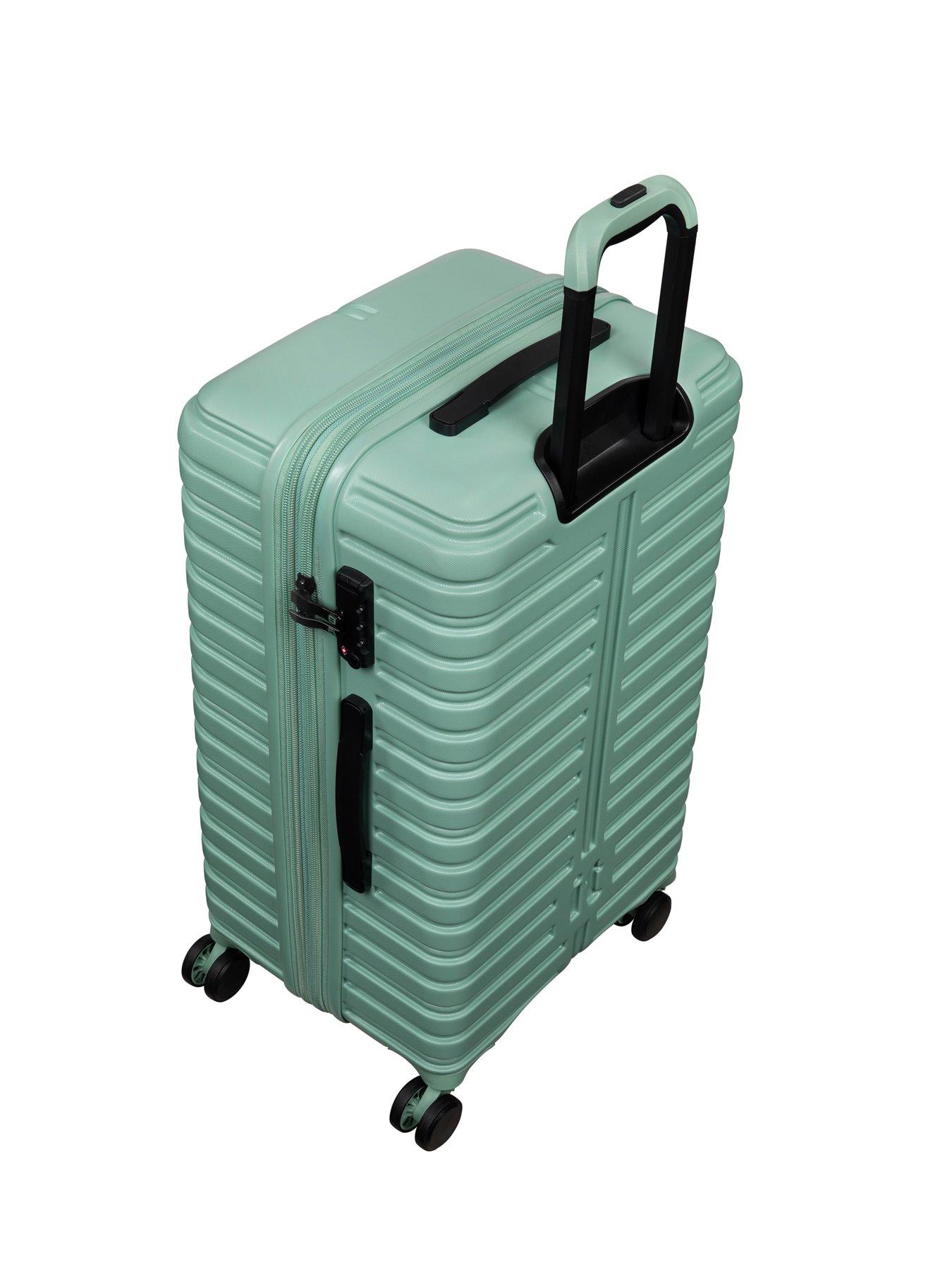 Image 3 of 7 of it Luggage Jumbo Granite Green 3pc Suitcase Set