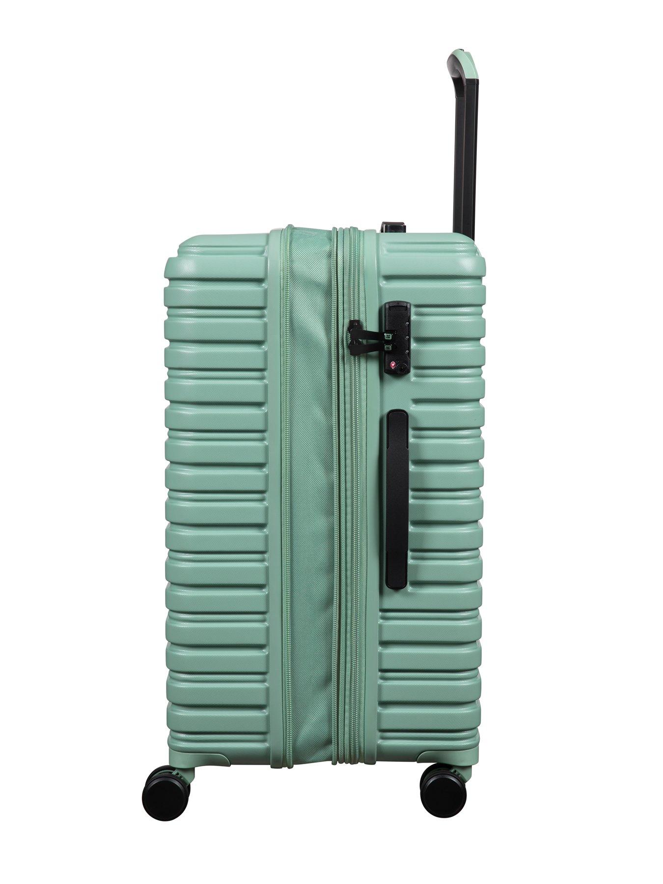 Image 5 of 7 of it Luggage Jumbo Granite Green Medium Suitcase