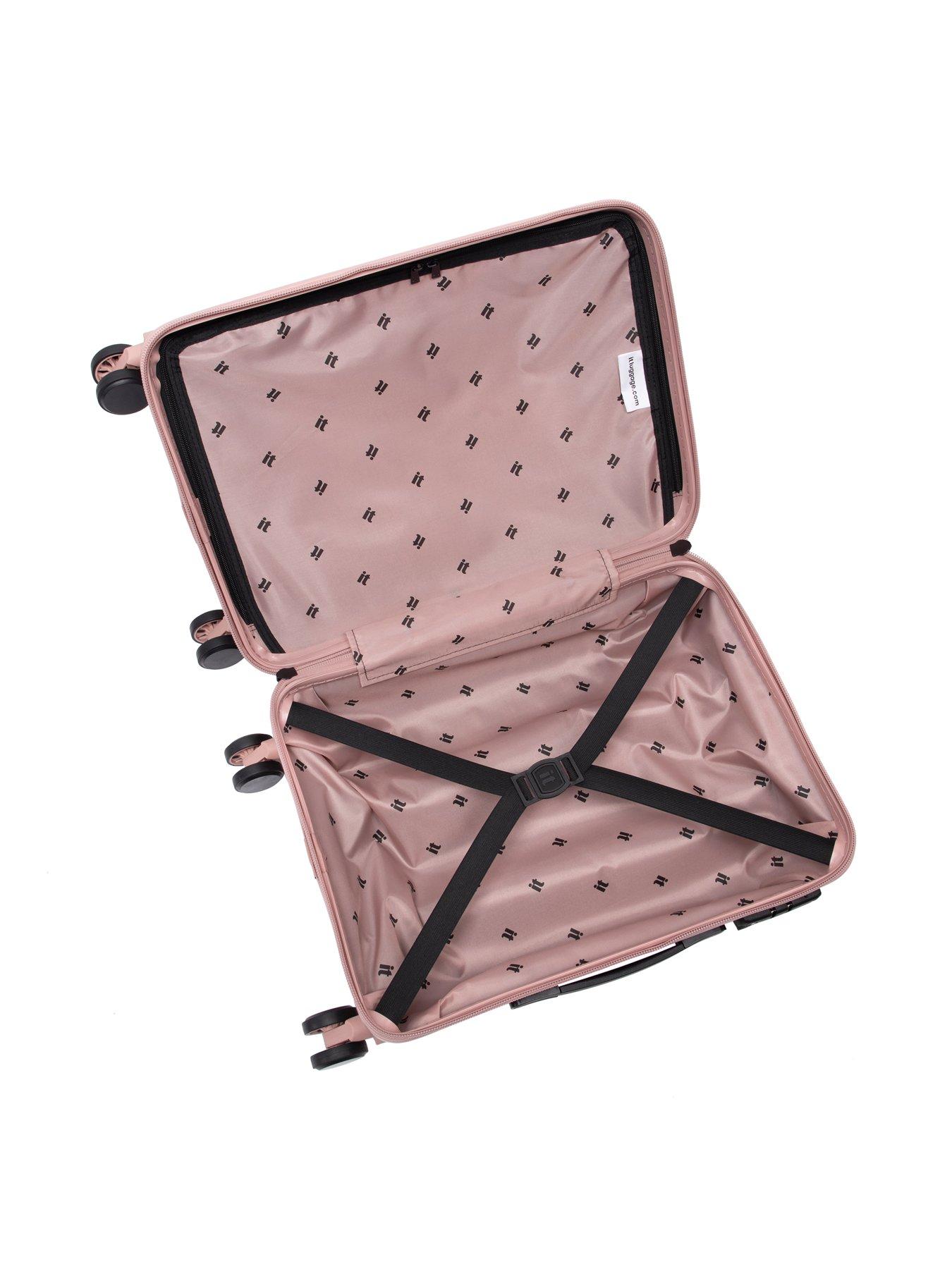 Image 6 of 6 of it Luggage Jumbo Misty Rose Cabin Suitcase