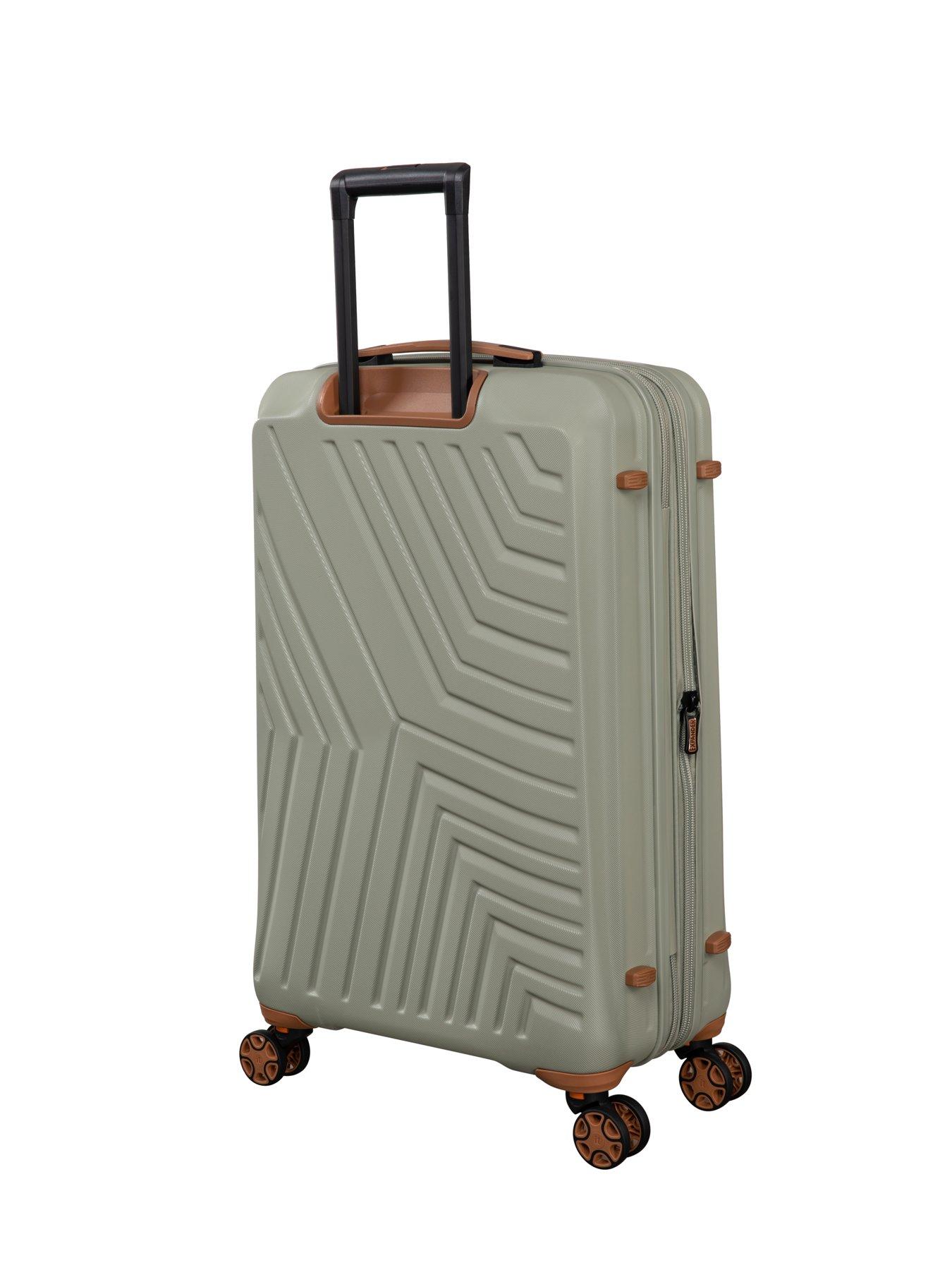 Image 2 of 7 of it Luggage Convertible Abbey Stone Large Suitcase with Removeable Wheels