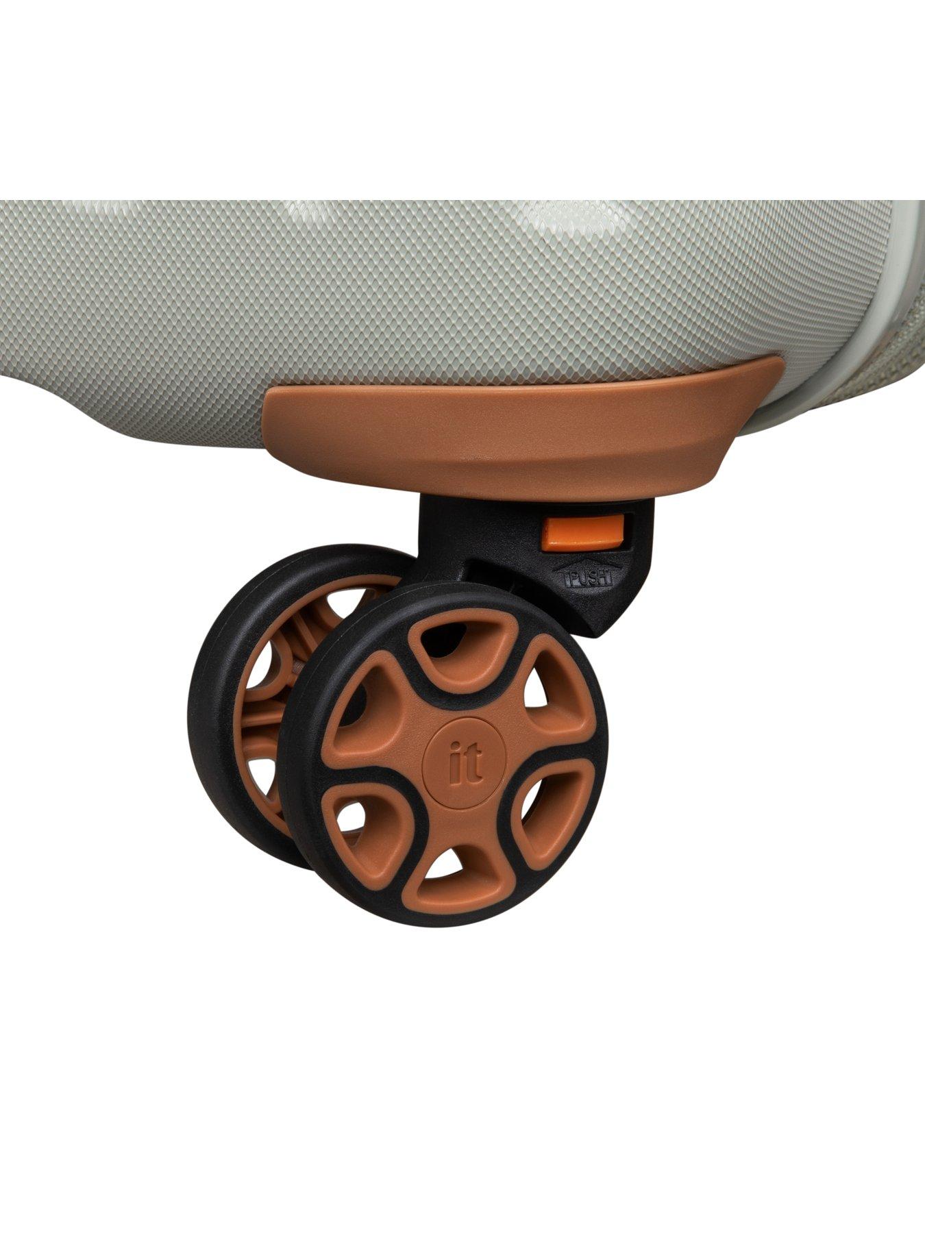 Image 5 of 7 of it Luggage Convertible Abbey Stone Large Suitcase with Removeable Wheels