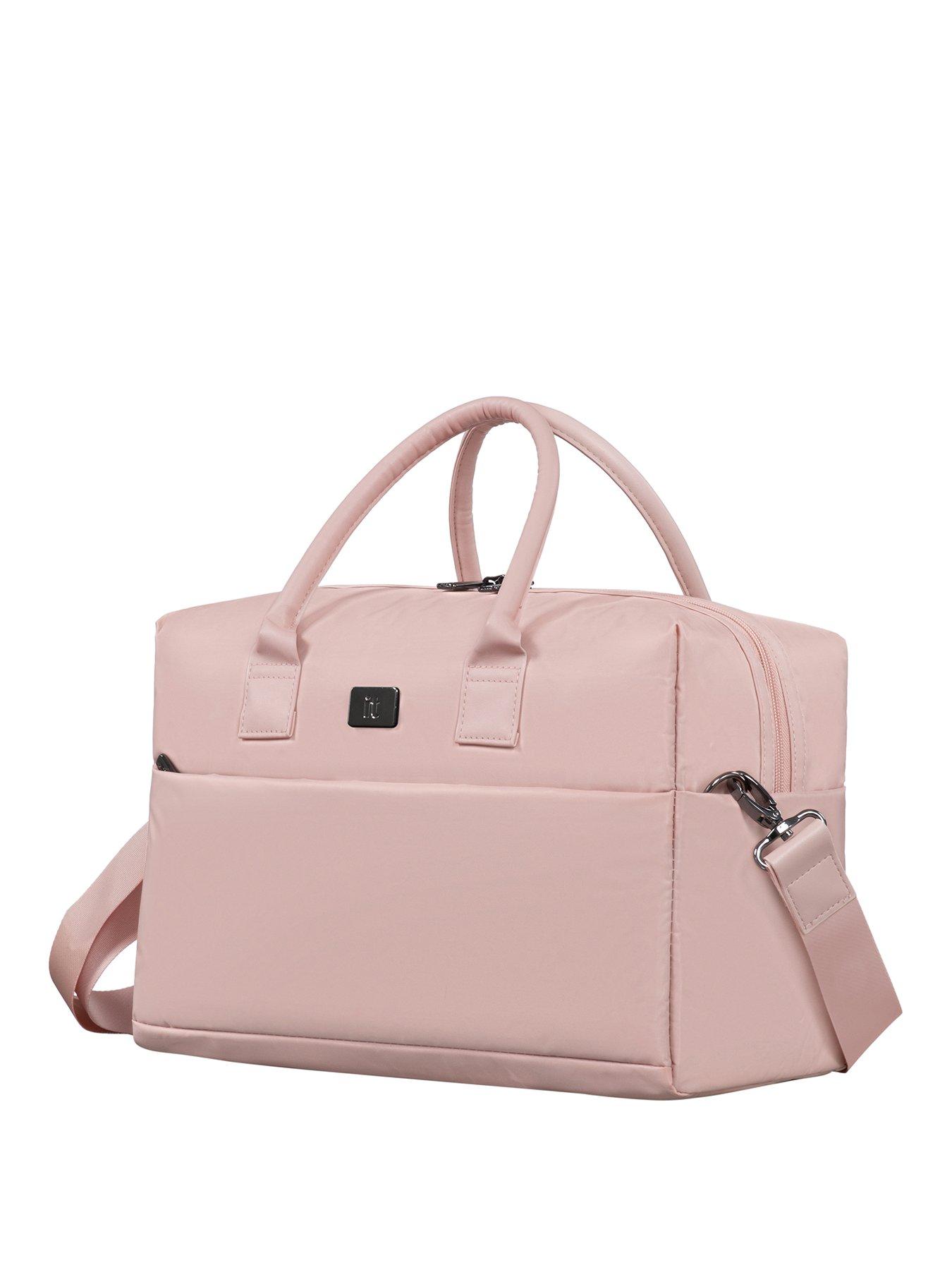 Image 1 of 7 of it Luggage Outpaced Cameo Rose Holdall