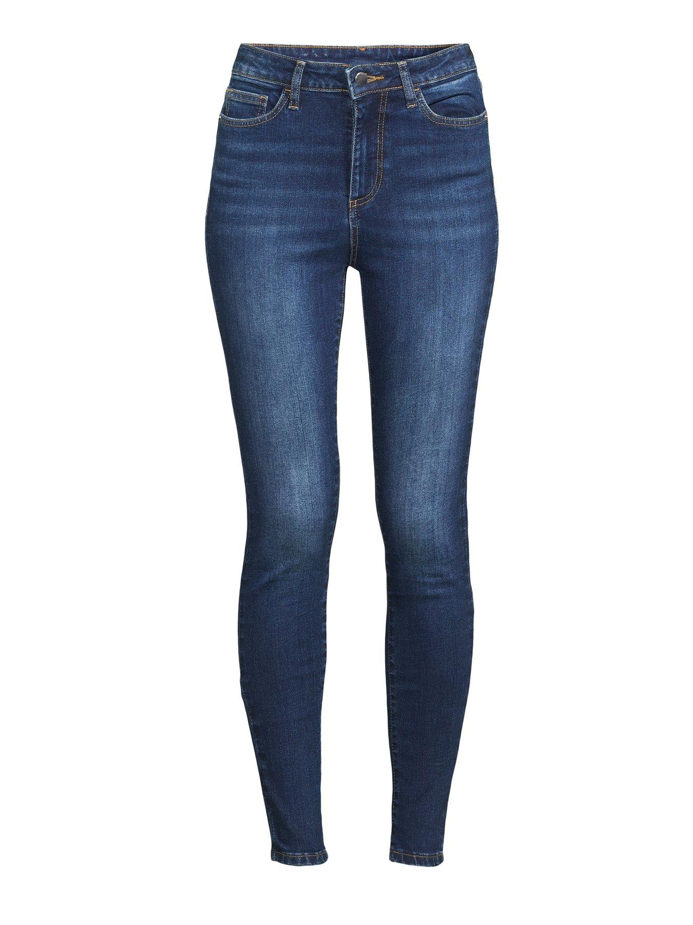 Image 7 of 7 of The Very Collection Short Florence High Rise Skinny Jeans - Dark Wash