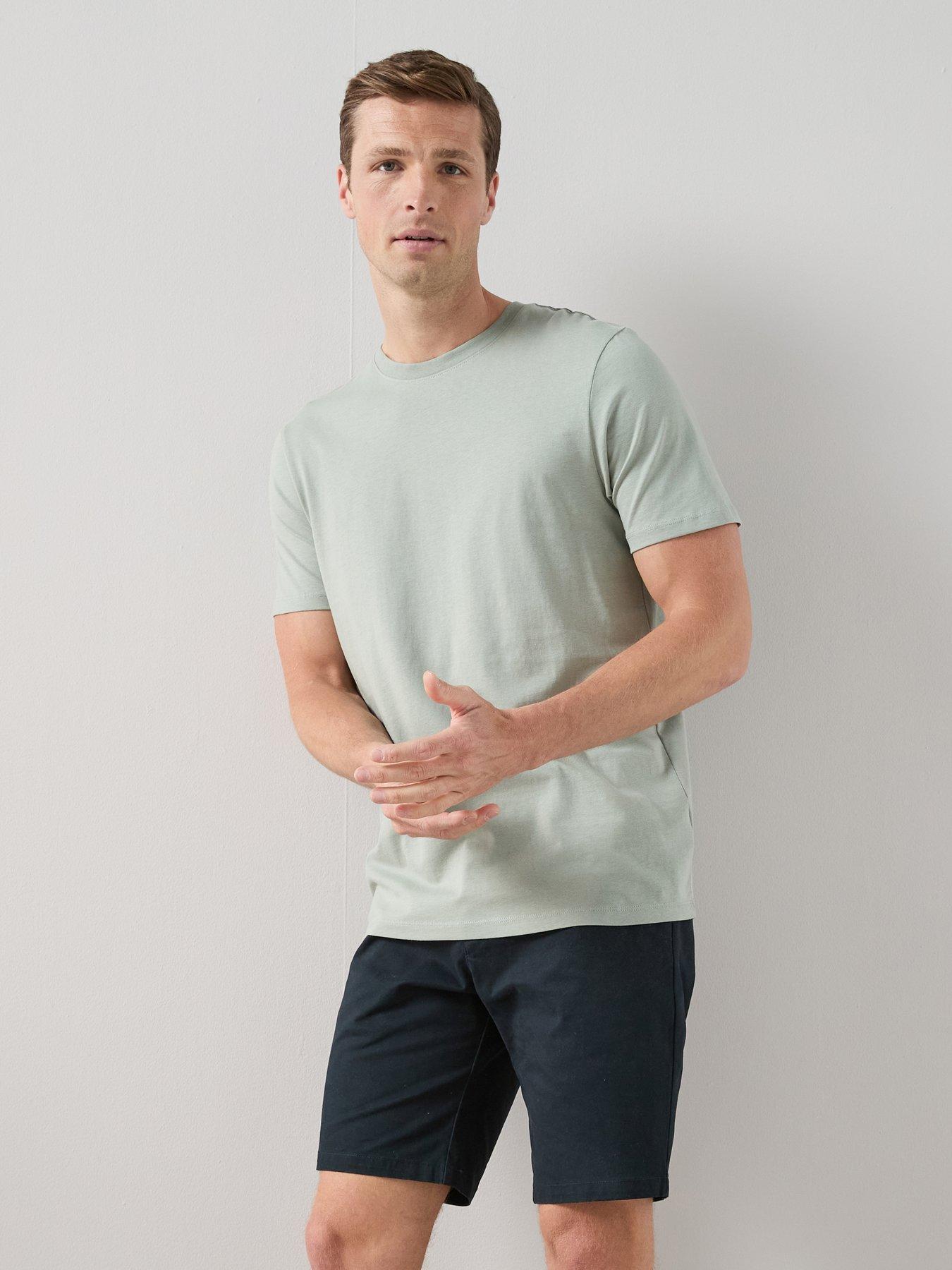 The Very Collection Pure Cotton Essentials Crew Neck T-Shirt - Mint Green