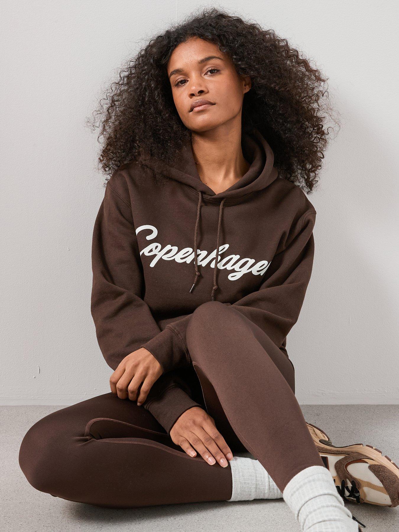 Image 4 of 6 of The Very Collection Copenhagen Graphic Hoodie - Brown