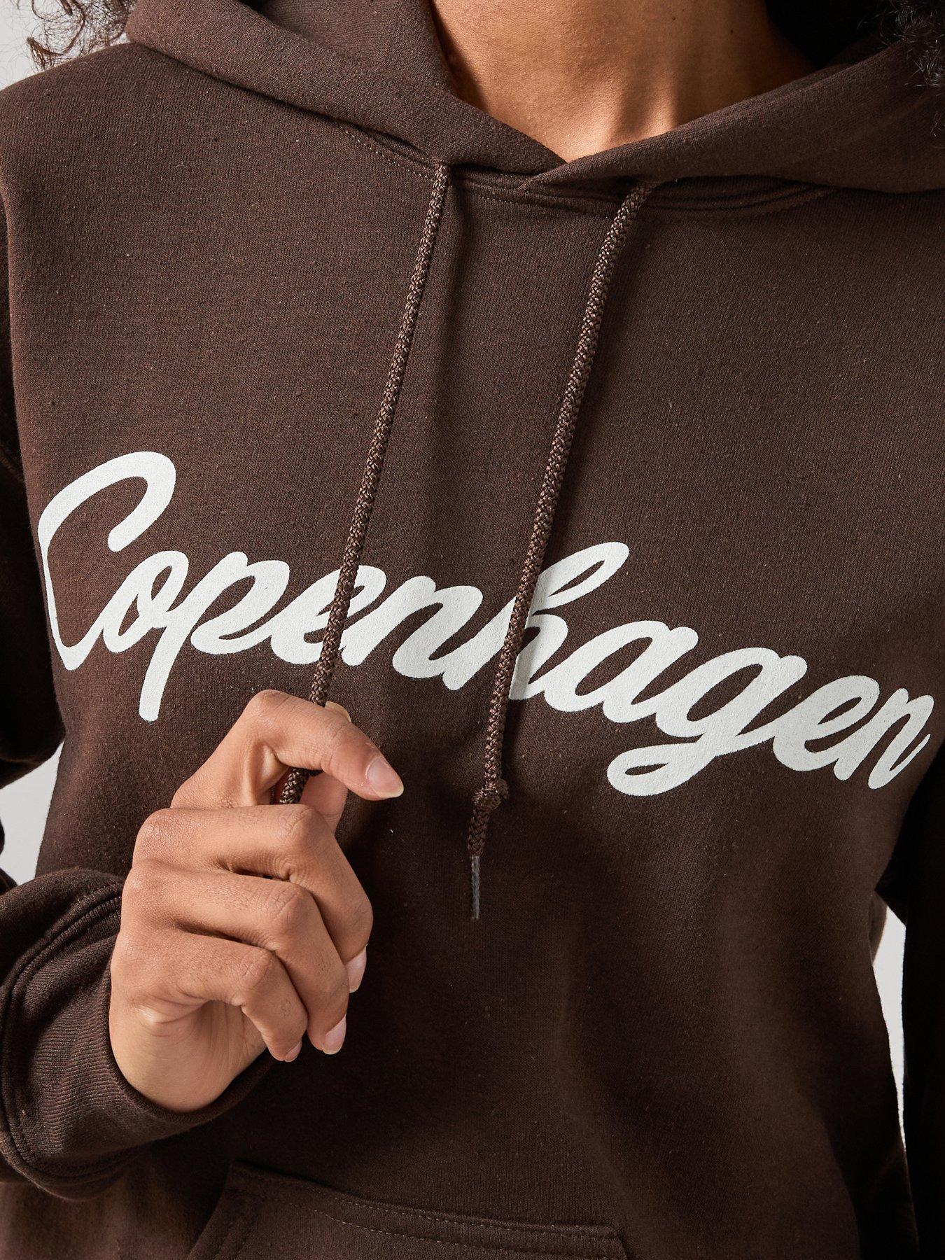 Image 6 of 6 of The Very Collection Copenhagen Graphic Hoodie - Brown