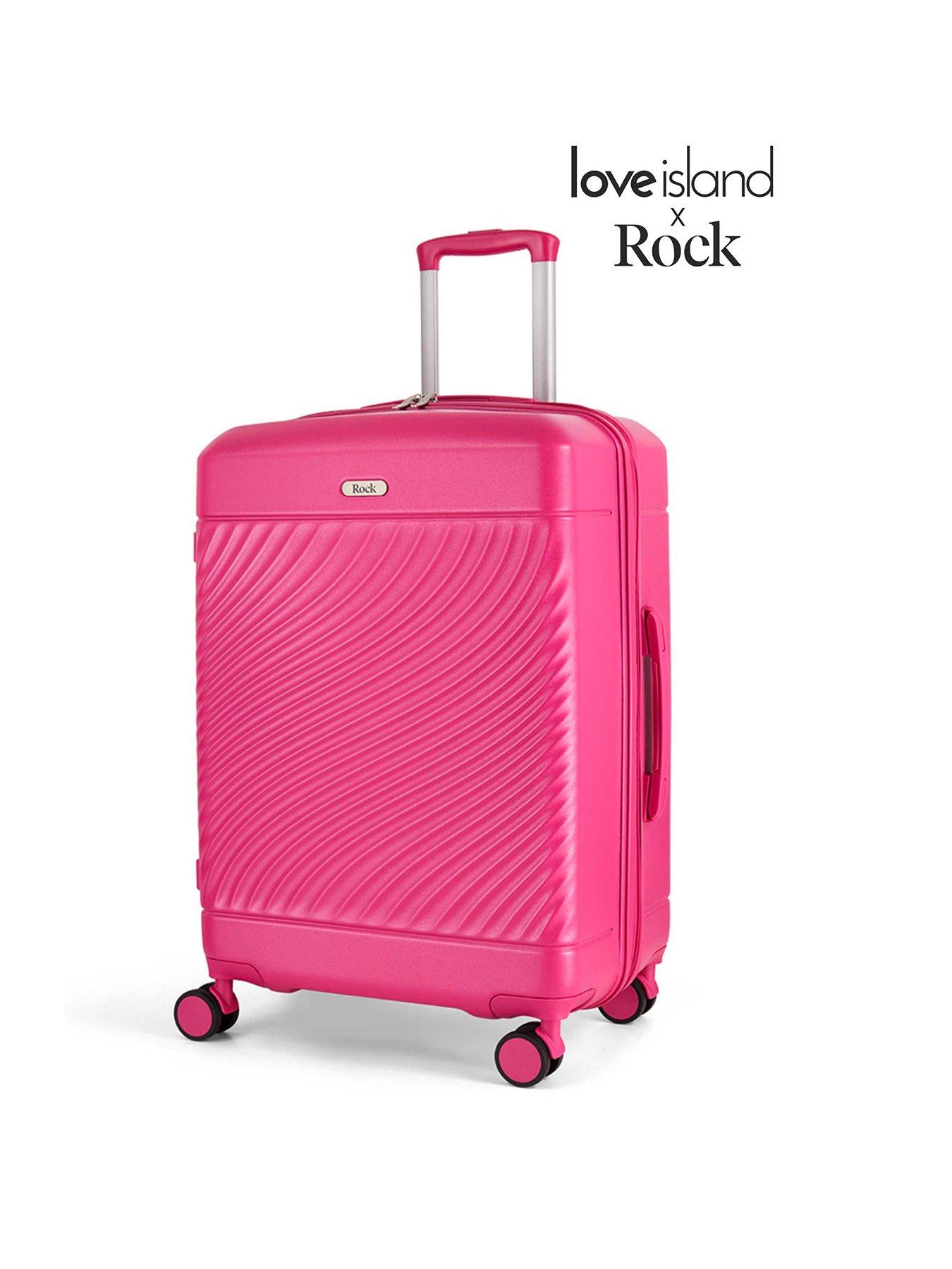 undefined Love Island Pink Medium Suitcase