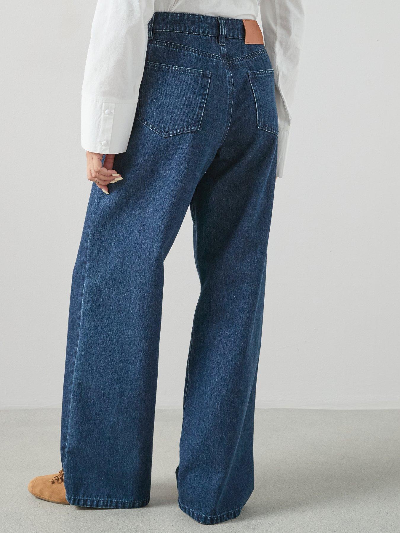 Image 2 of 7 of The Very Collection Wide Leg Co-ord Jeans - Dark Wash