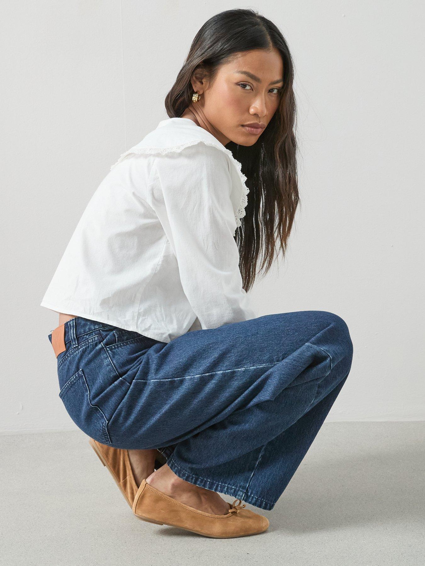 Image 5 of 7 of The Very Collection Wide Leg Co-ord Jeans - Dark Wash