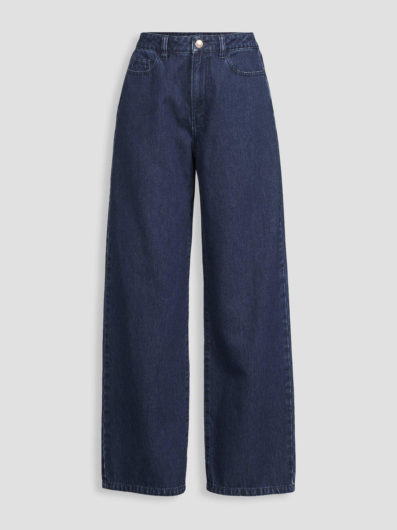 Image 7 of 7 of The Very Collection Wide Leg Co-ord Jeans - Dark Wash