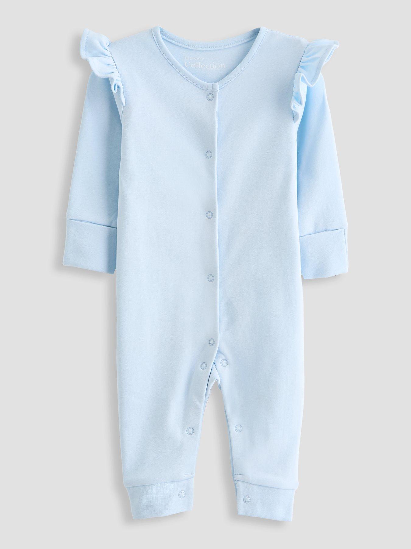 Image 2 of 5 of The Very Collection Baby Girl 3 Pack Vintage Floral Sleepsuits