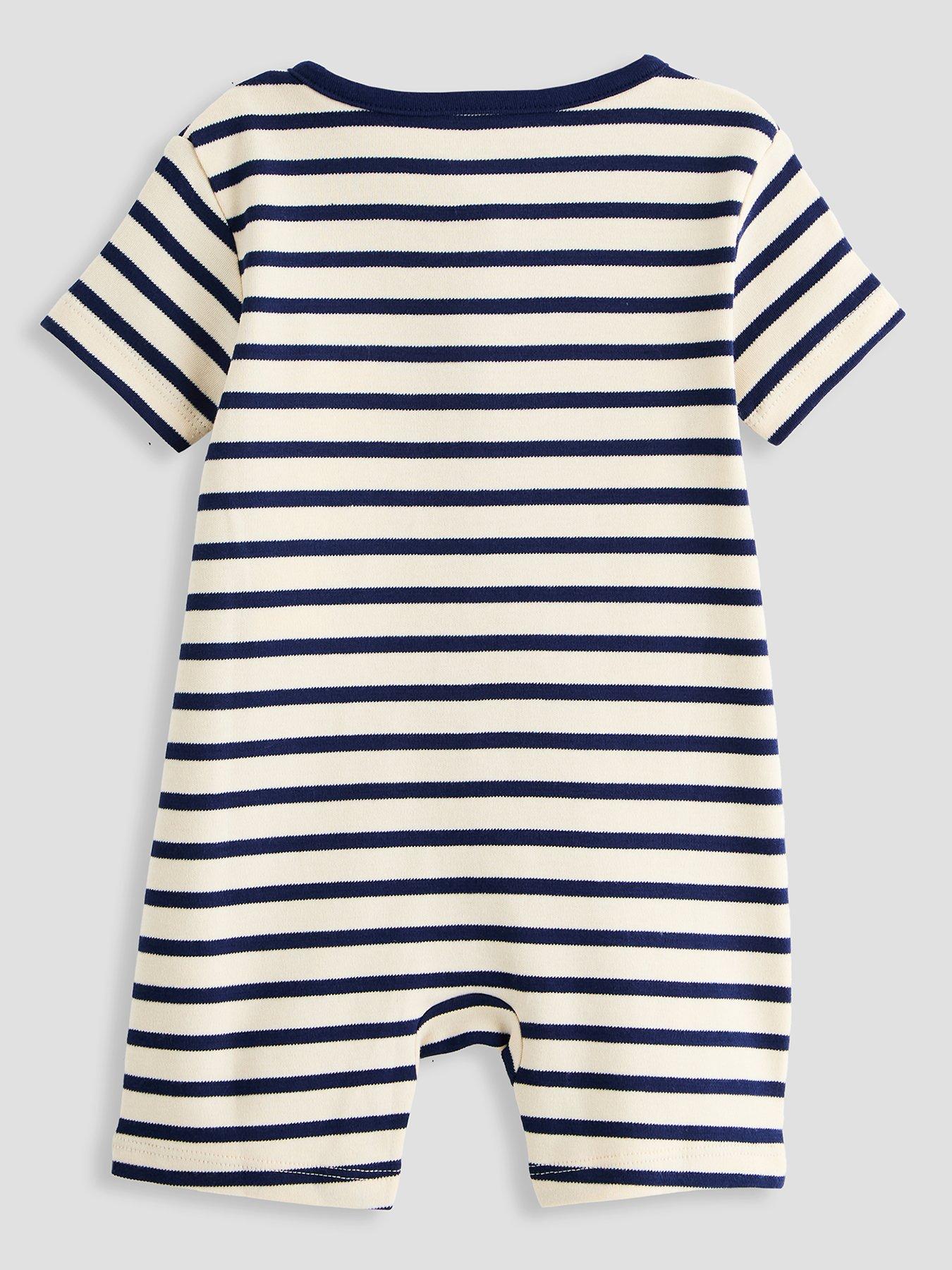 Image 3 of 5 of The Very Collection Baby Boy 3 Pack Sea Life Romper