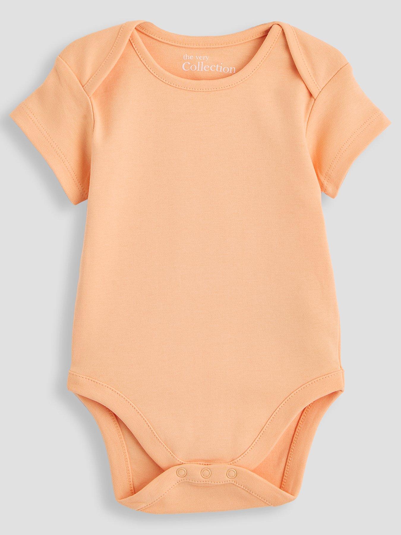 Image 2 of 5 of The Very Collection Baby Boys 5 Pack Core Short Sleeve Bodysuits