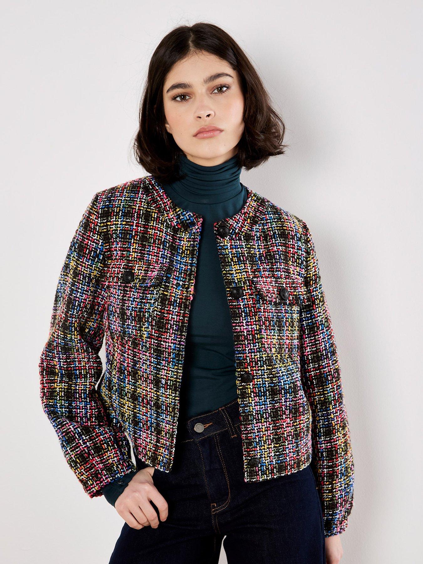 undefined Multicolour Tweed Jacket