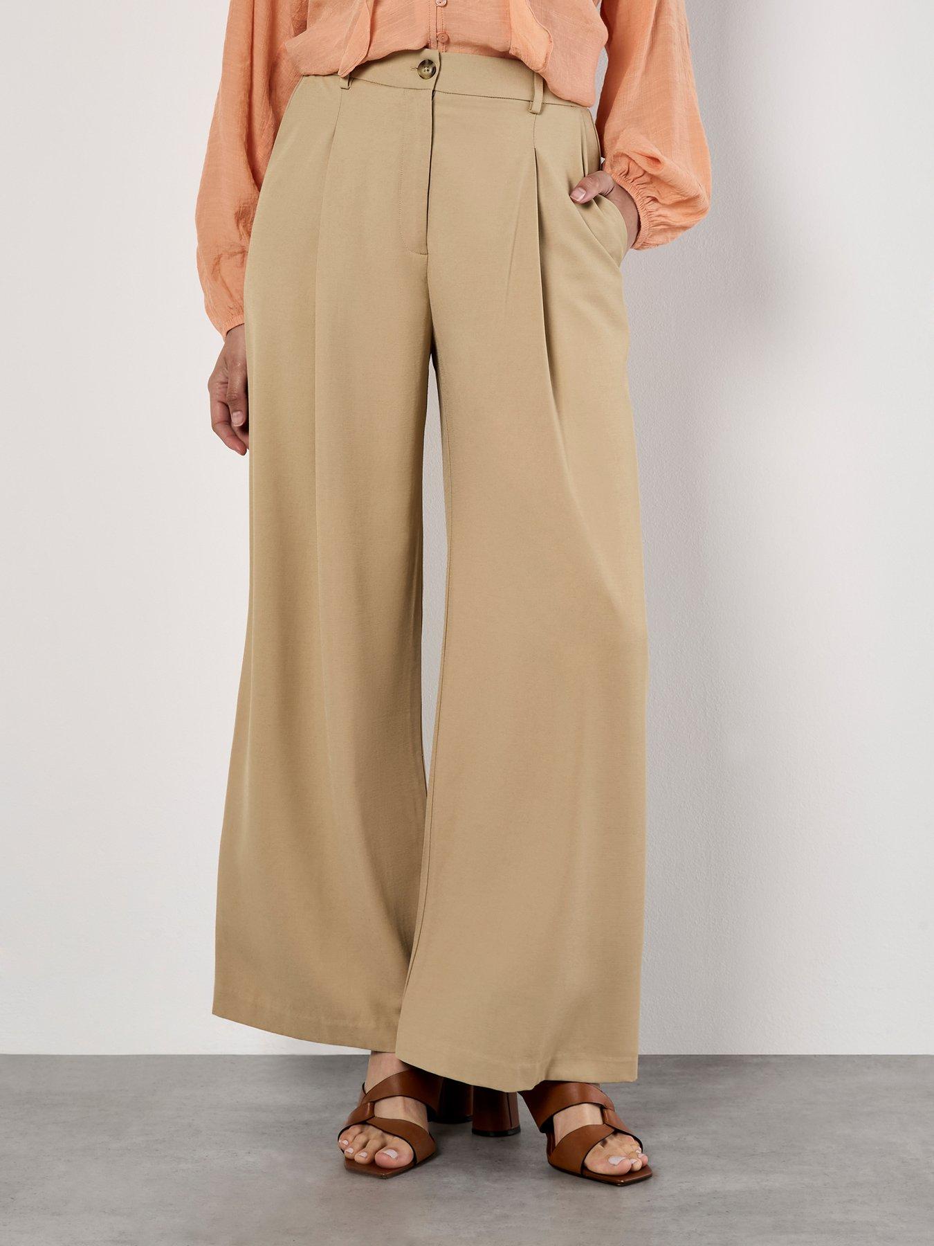 undefined Tailored Wide Leg Trouser