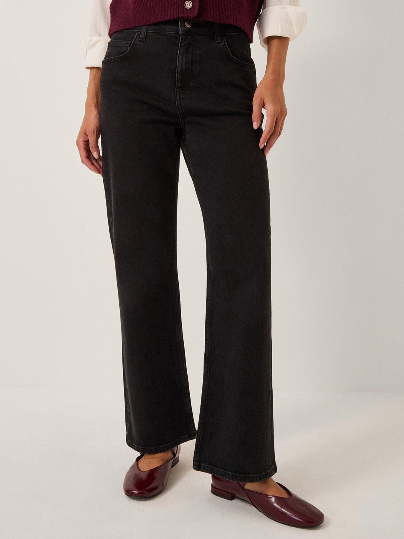 Image 1 of 5 of Monsoon Sienna Straight Jean - Black