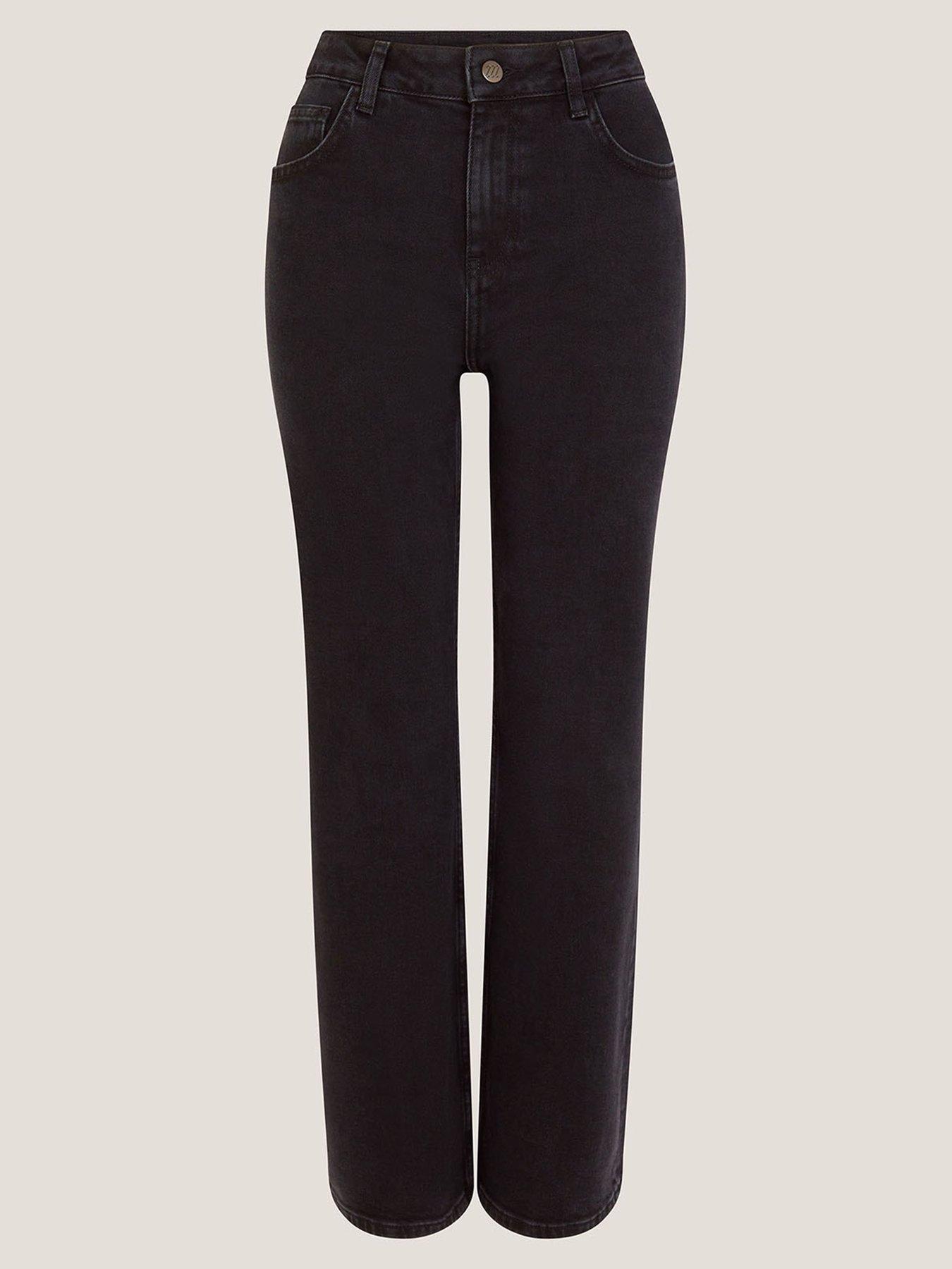 Image 3 of 5 of Monsoon Sienna Straight Jean - Black