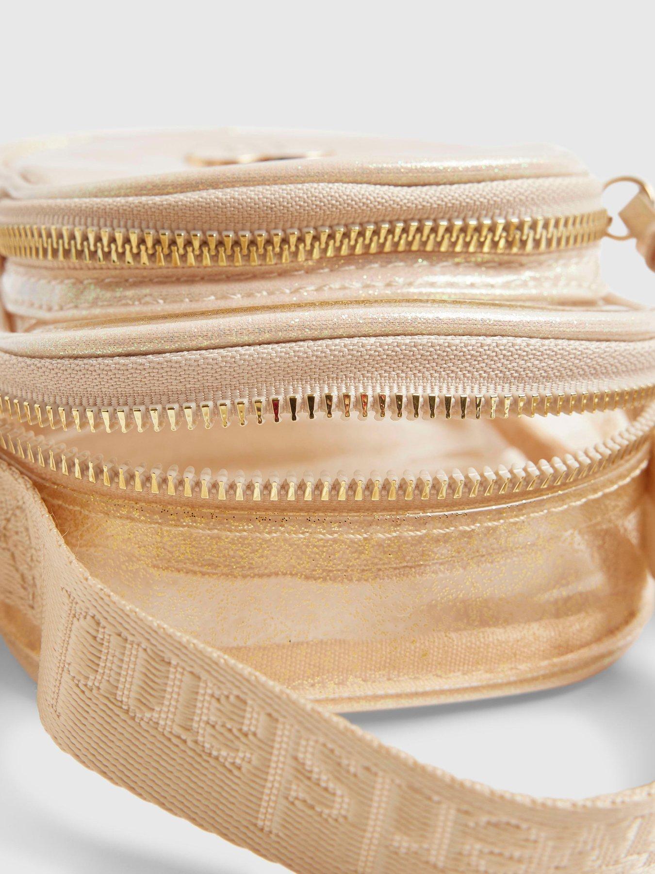  image of river-island-older-girls-cross-body-jelly-festival-bag-gold